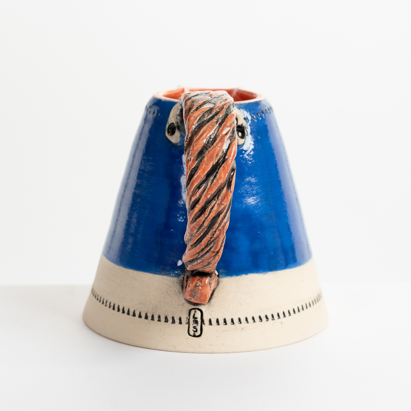 Jug Large sky blue/coral peach LMS469Y60