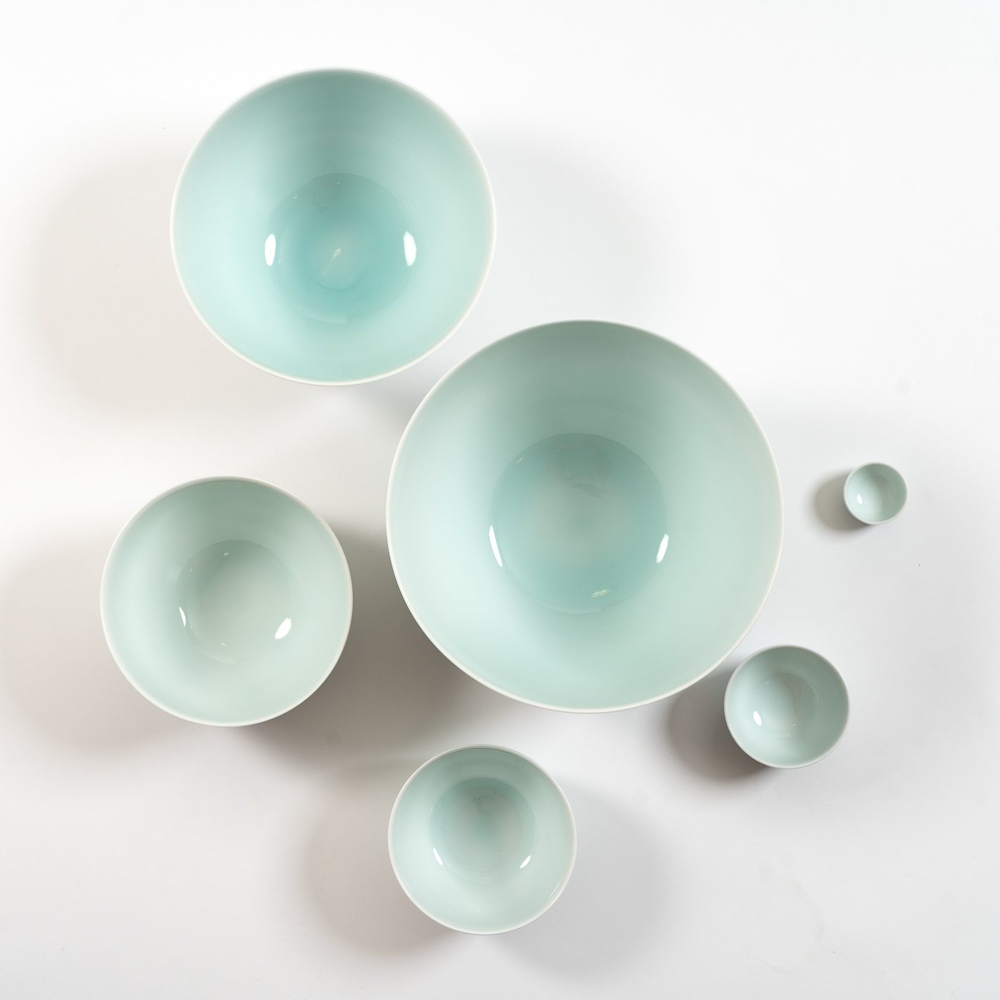 Nesting bowl Set (6pcs) Pale Celadon JL529Y94