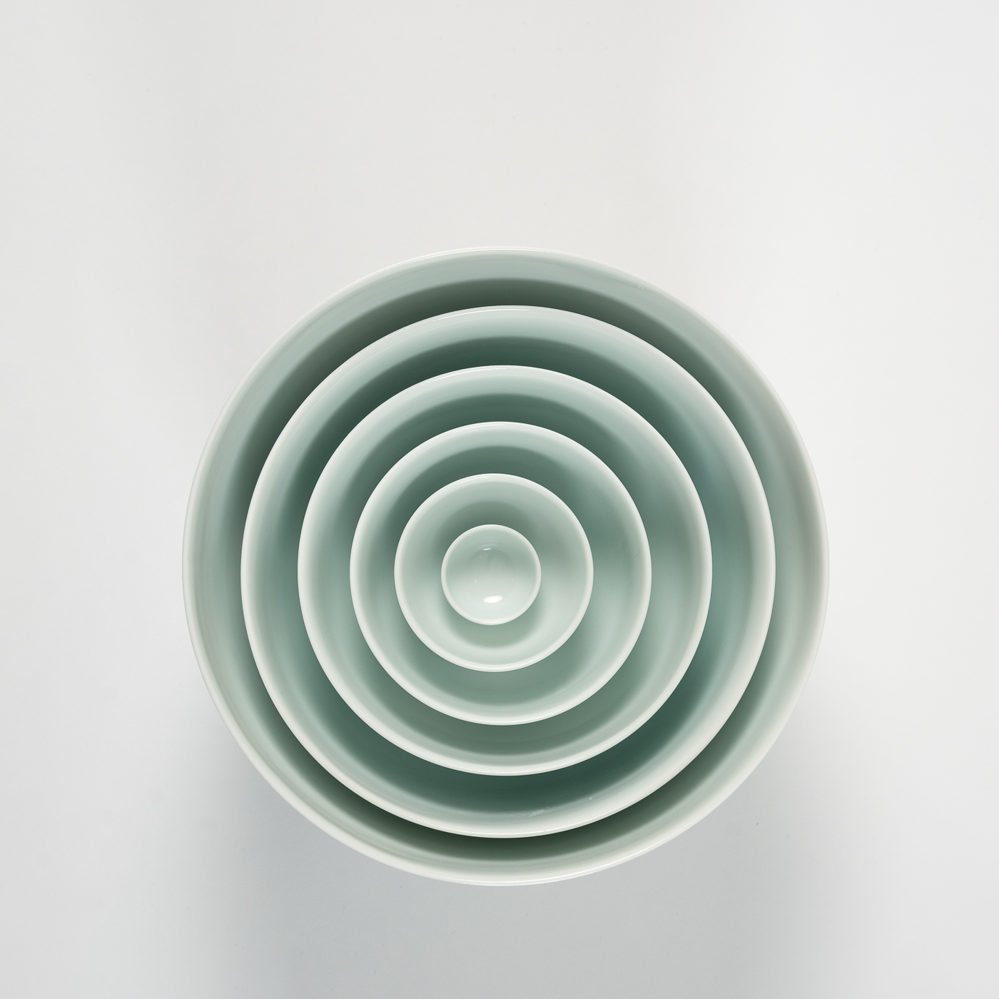 Nesting bowl Set (6pcs) Pale Celadon JL529Y94