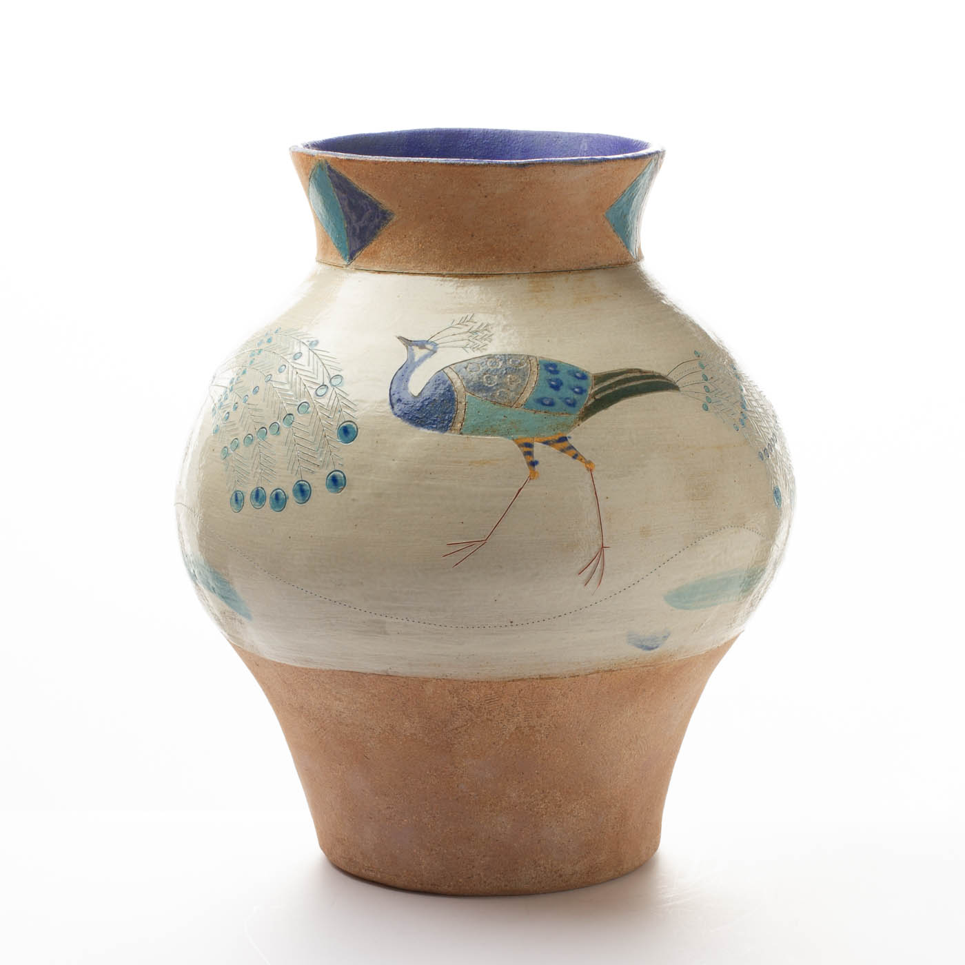 Peacock Vase JFK394Y258