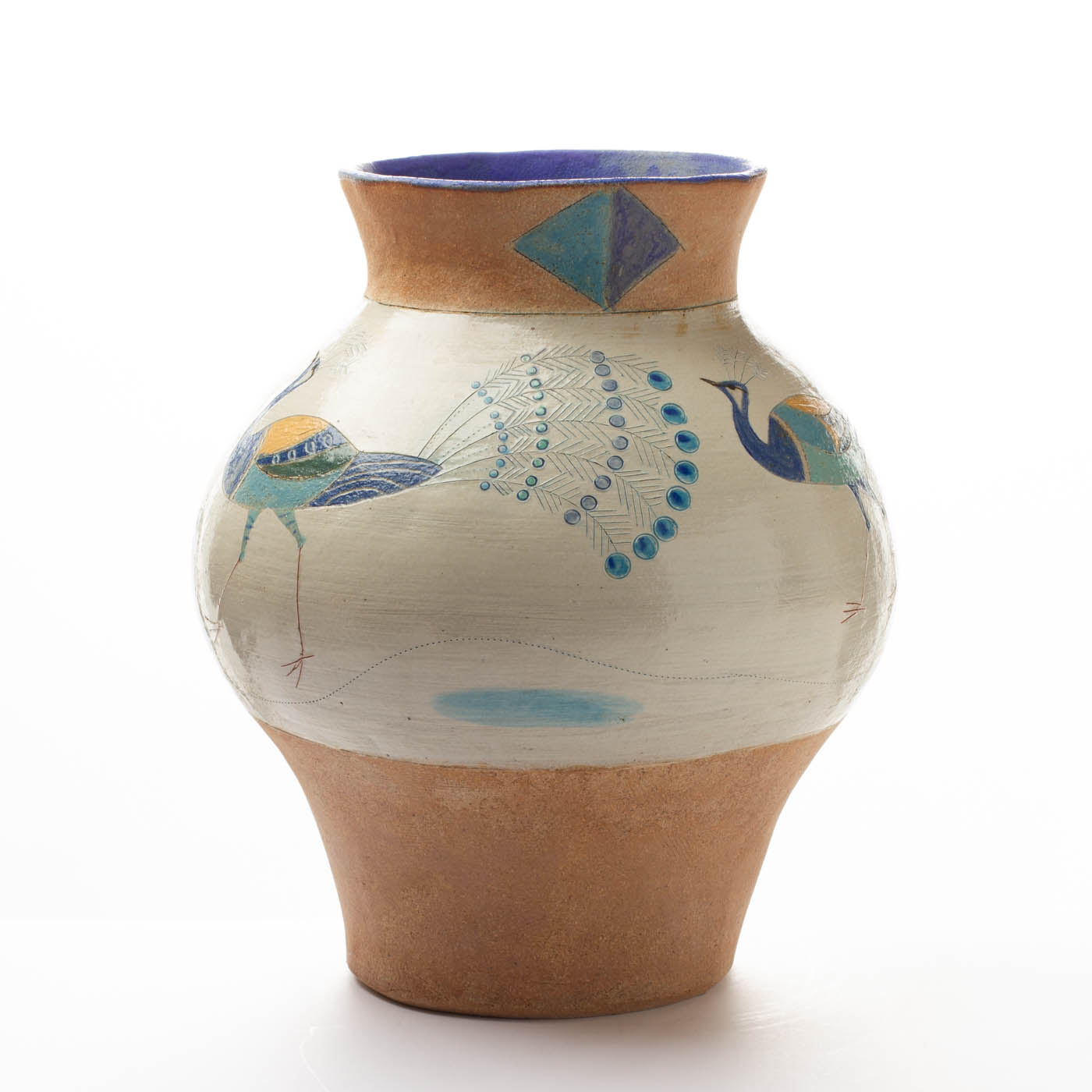 Peacock Vase JFK394Y258