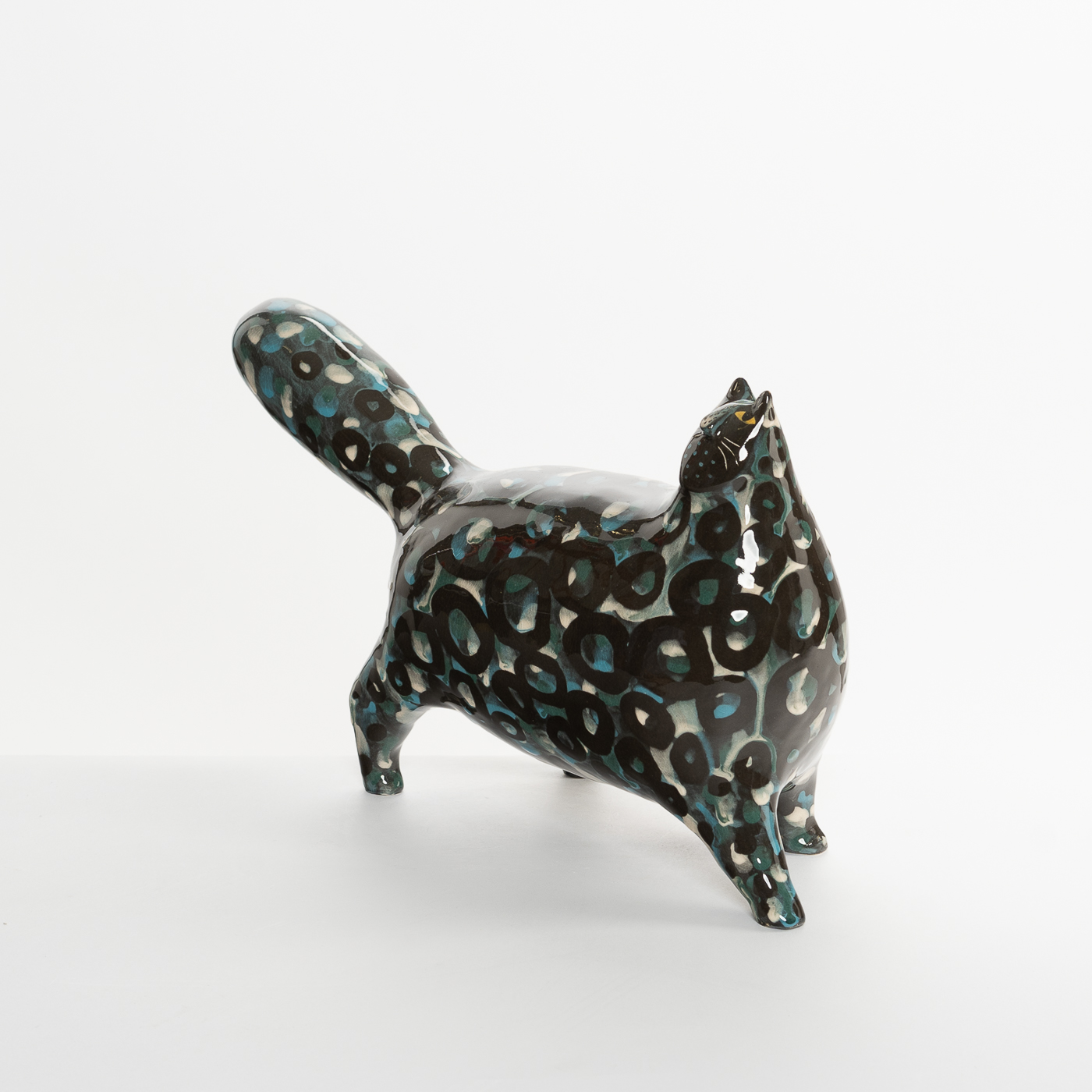 Blue Curly Cat JS314Y162