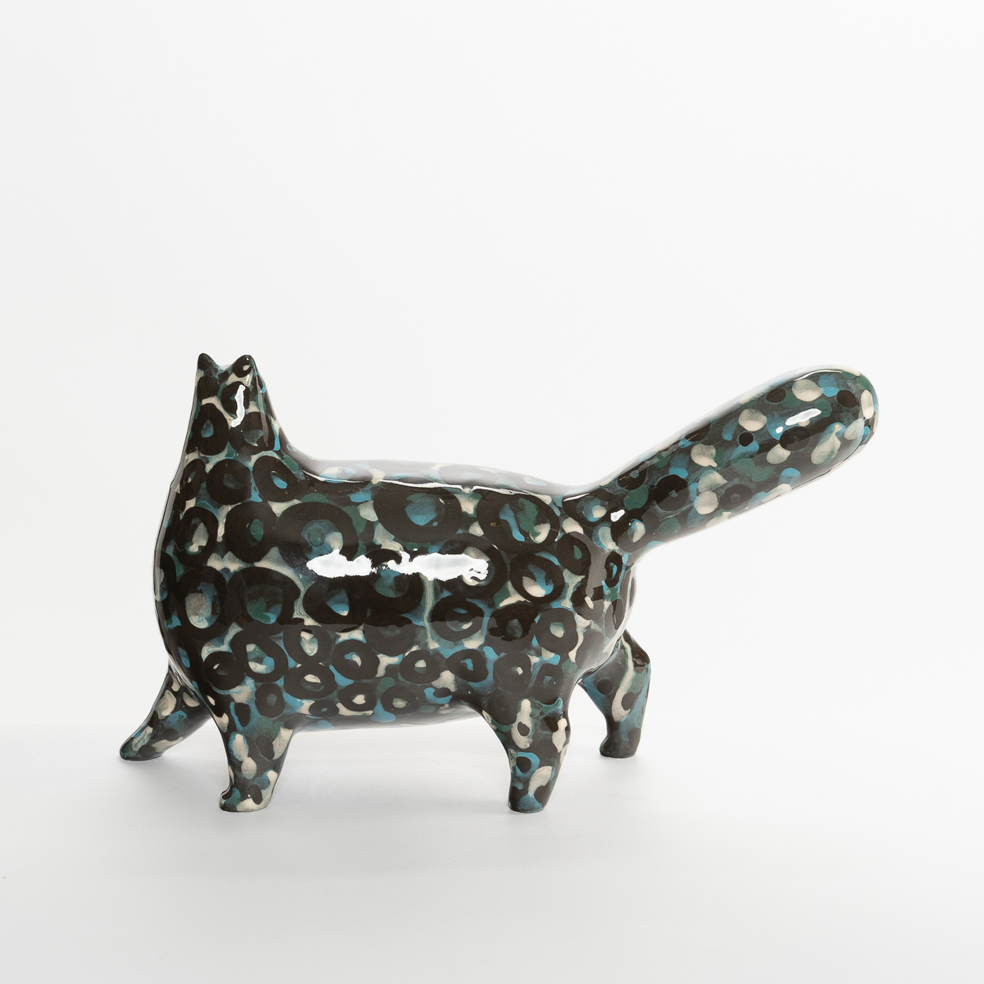 Blue Curly Cat JS314Y162