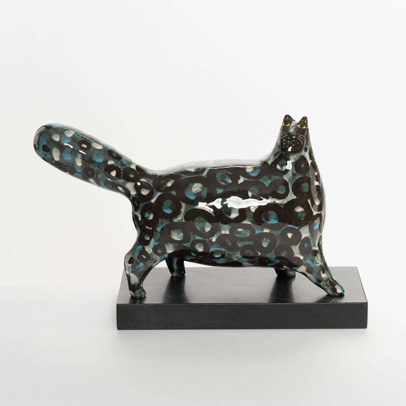 Blue Curly Cat JS314Y162