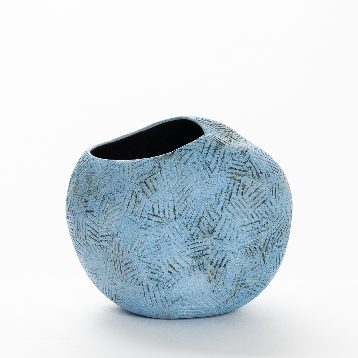 KB561Y31 Sky Blue Round Vessel
