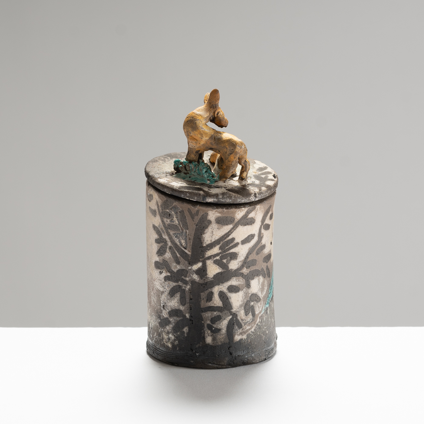 HT473Y126 Doe and Fawn Message Box