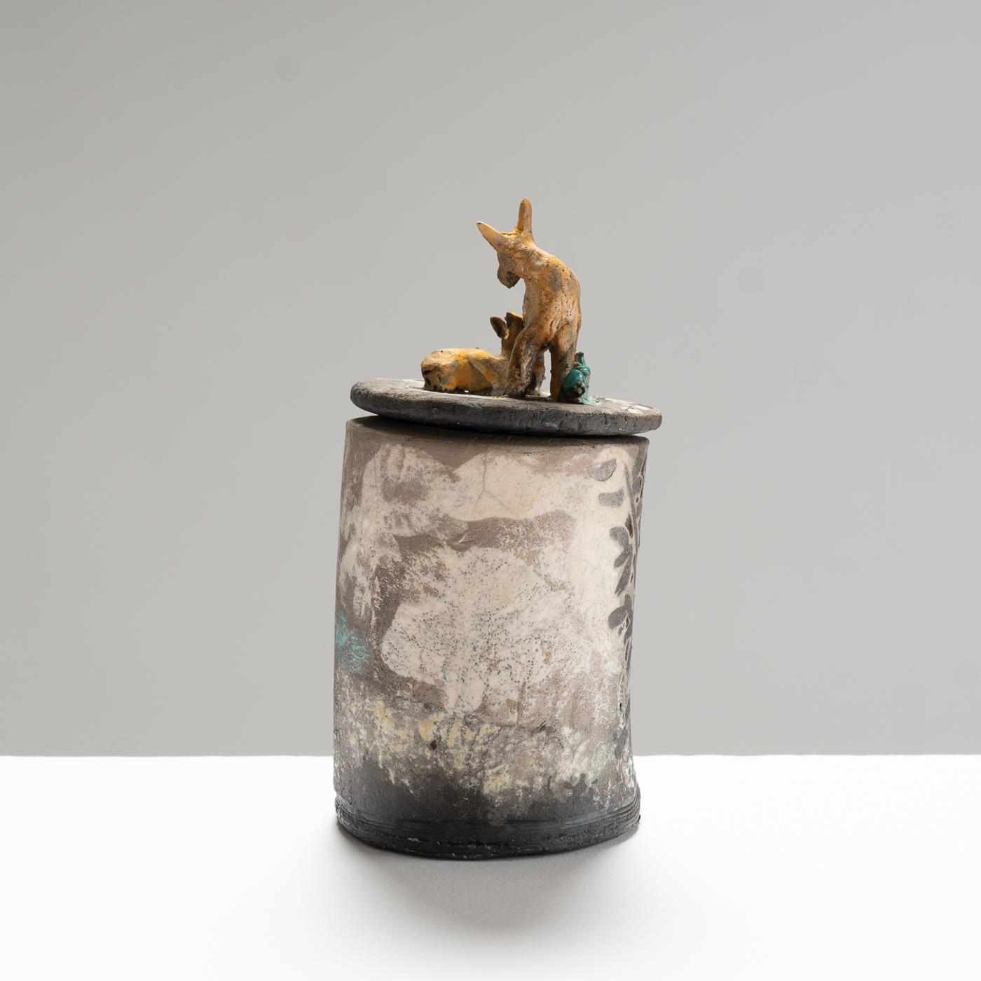 HT473Y126 Doe and Fawn Message Box