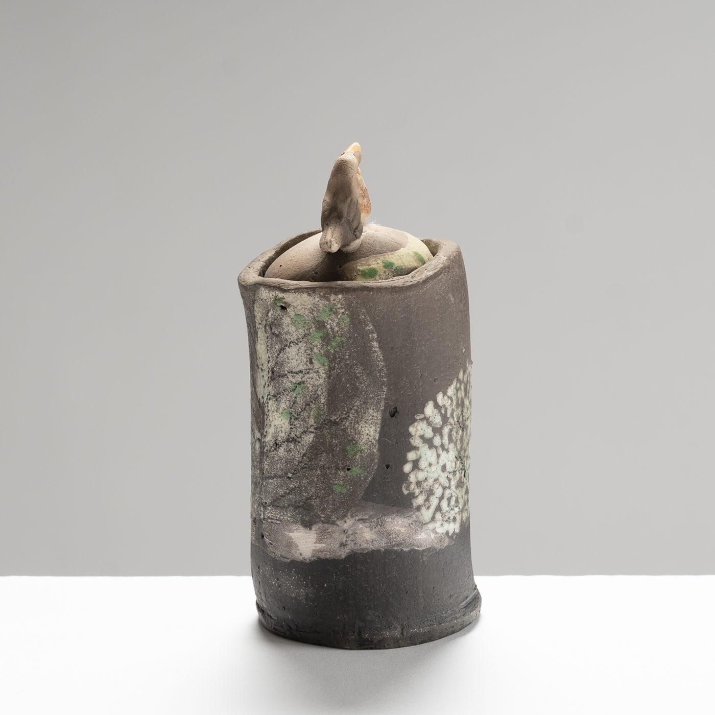 HT473Y133 Blackbird and Chick Message Box