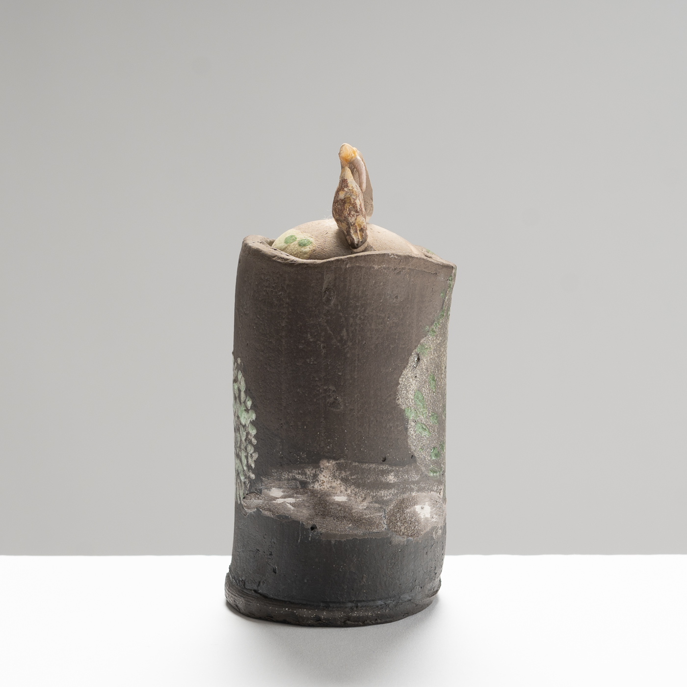 HT473Y133 Blackbird and Chick Message Box