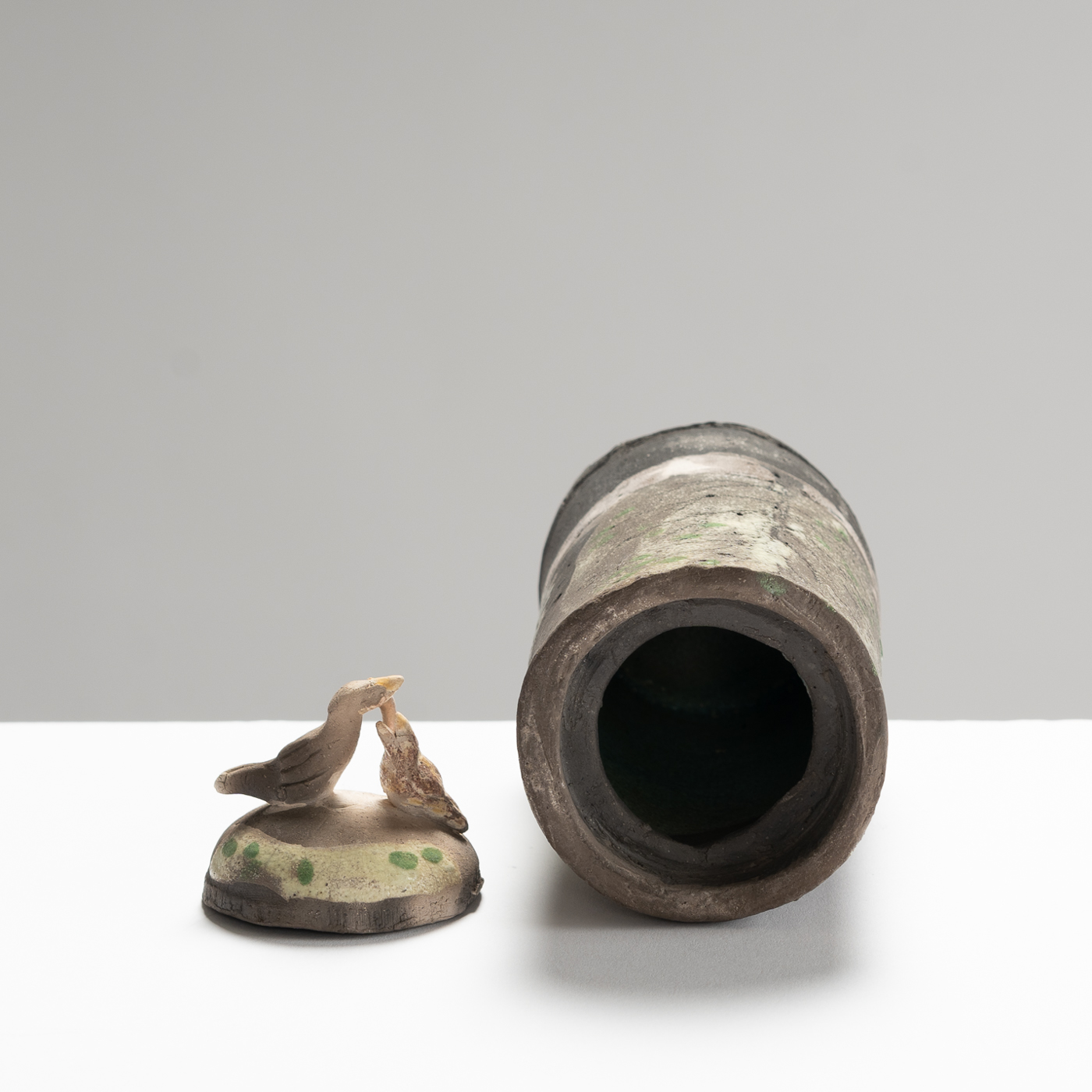 HT473Y133 Blackbird and Chick Message Box