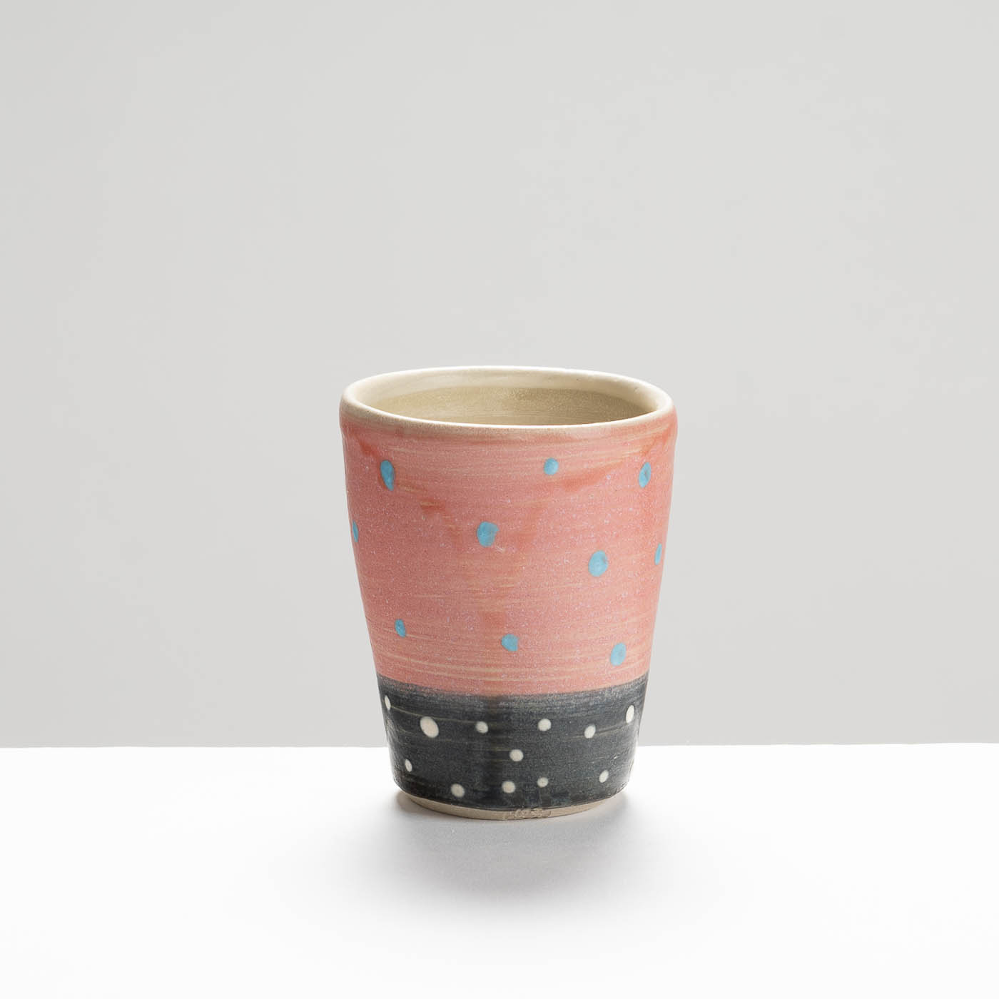 JFK394Y356 Pink Spotted Yunomi