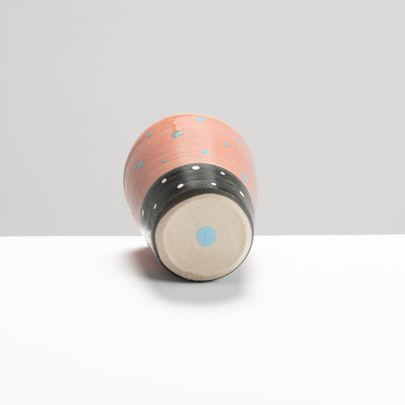 JFK394Y356 Pink Spotted Yunomi