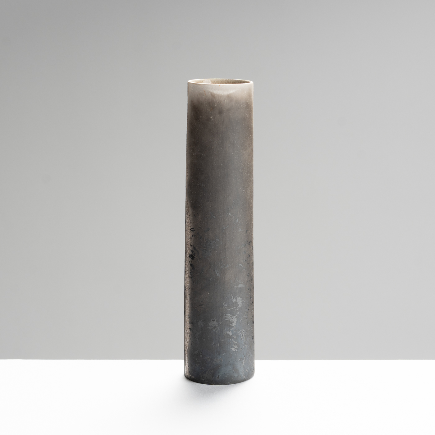 KS400Y65 Rivier - Raku Tapered Vessel