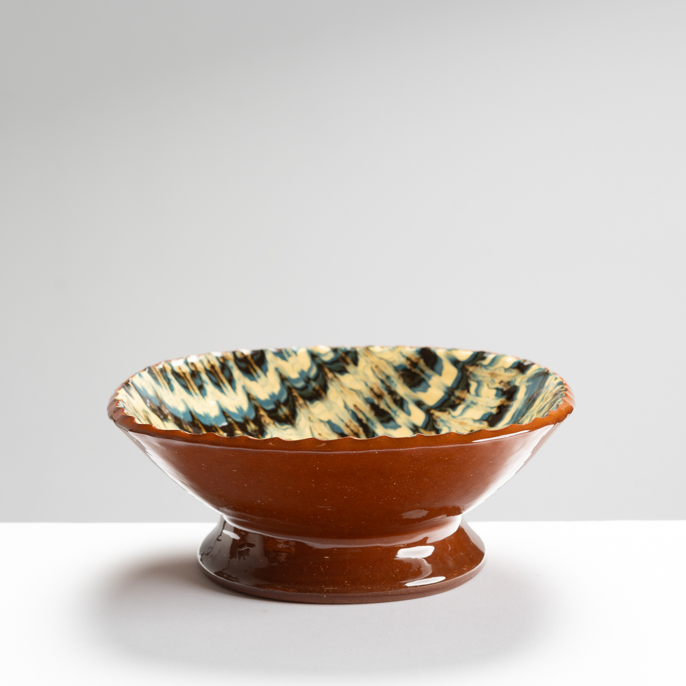 SM80Y733 Med/Large Square Dish Blue