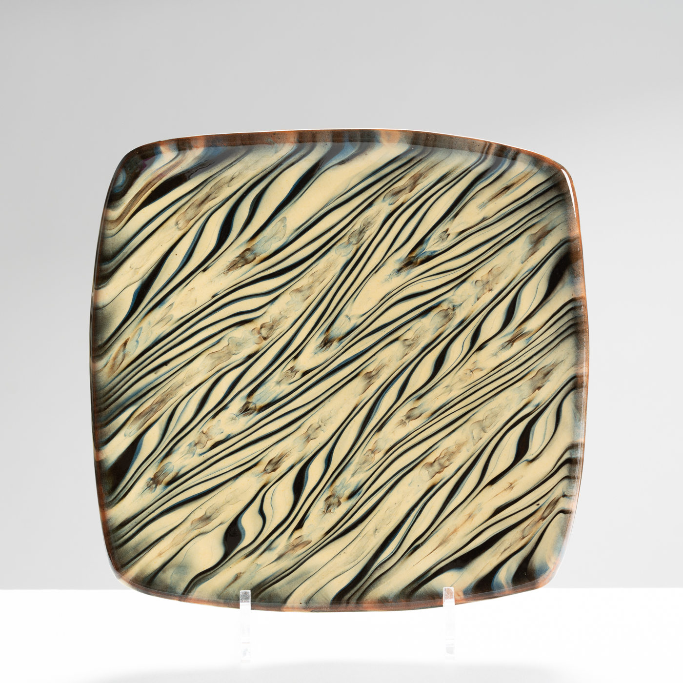 SM80Y740 Square Plate Blue