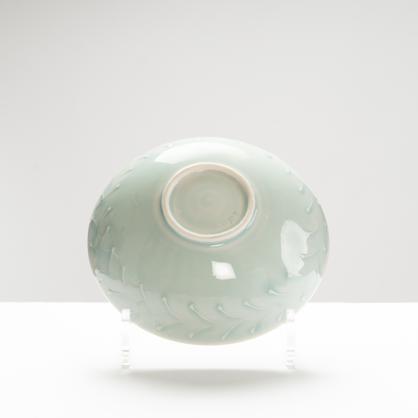SW530Y95 Shallow Light Blue Nibble Bowl