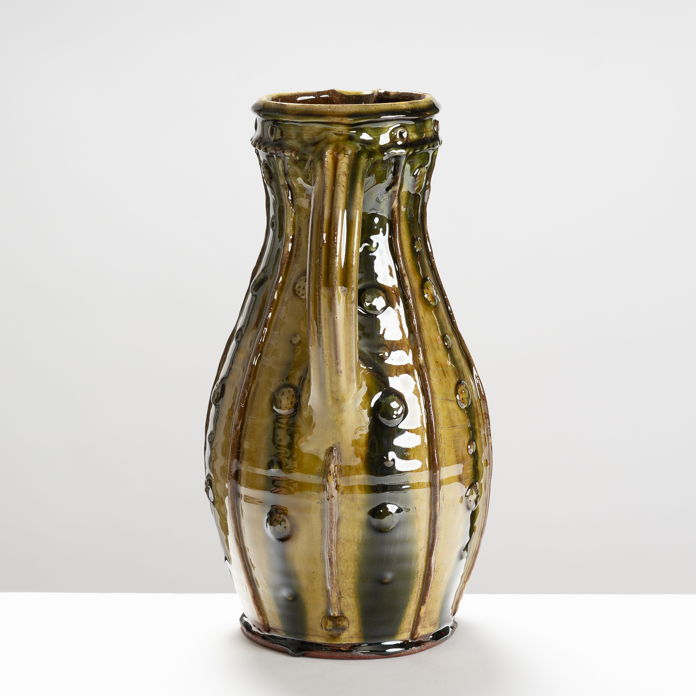 DF481Y84 Slender Applique Jug Green