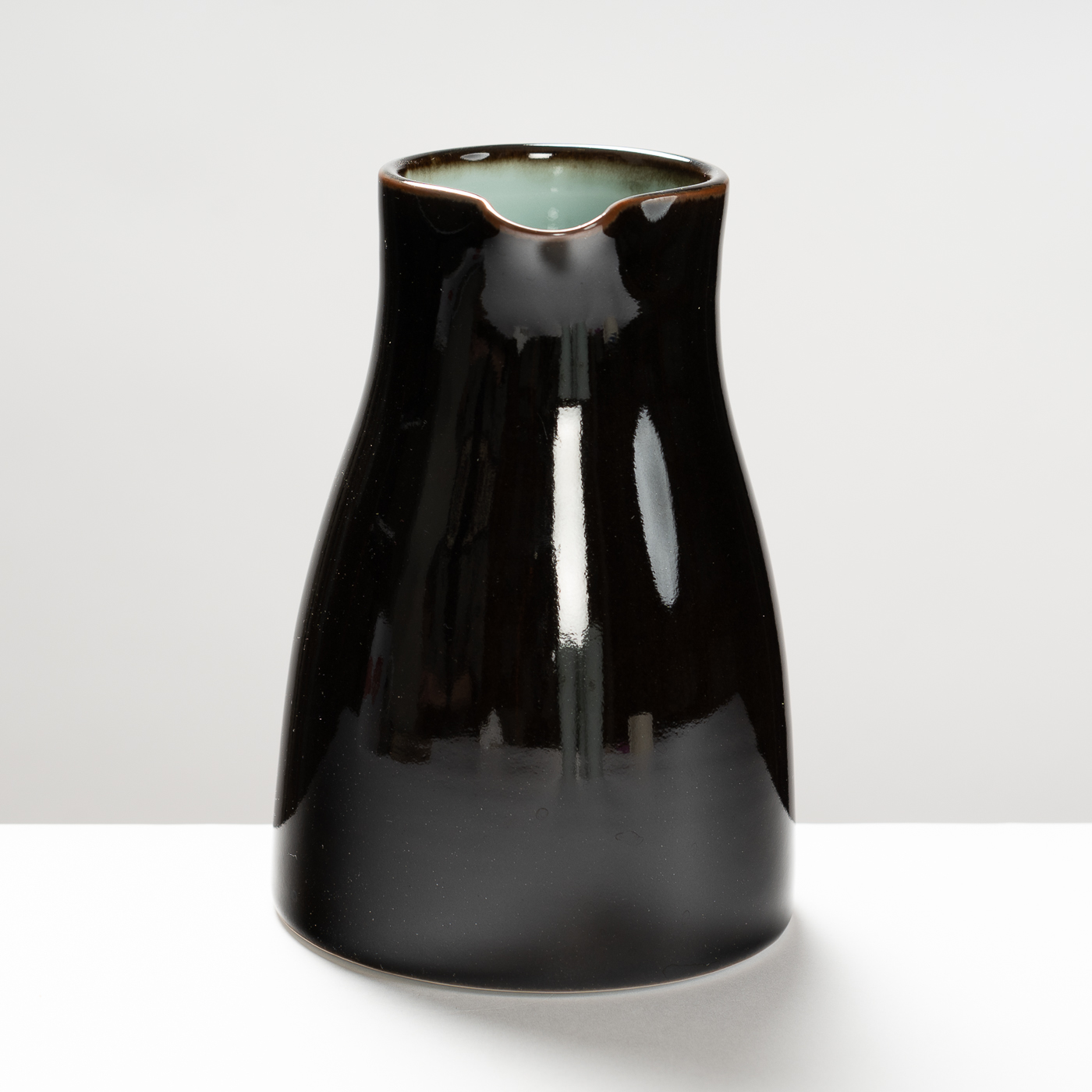 CK233Y1624 Jug Tenmoku and Celadon