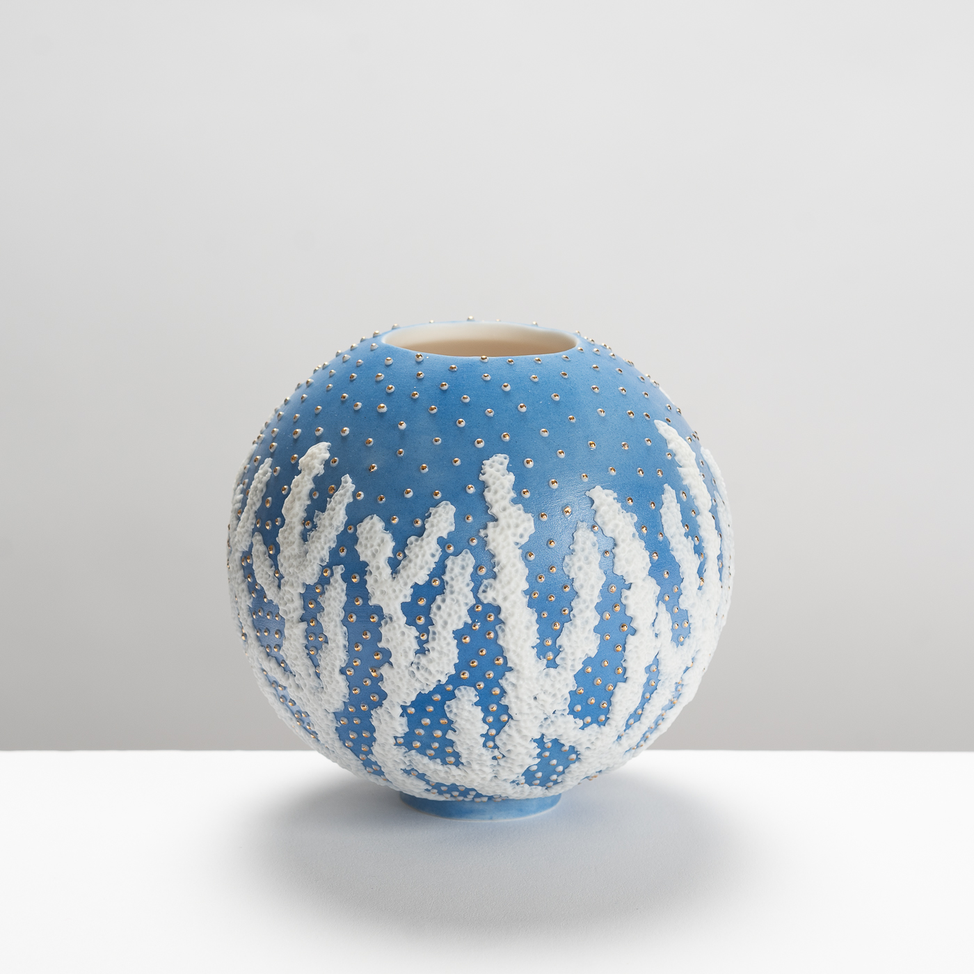 DE430Y22 Medium Blue Moon Jar