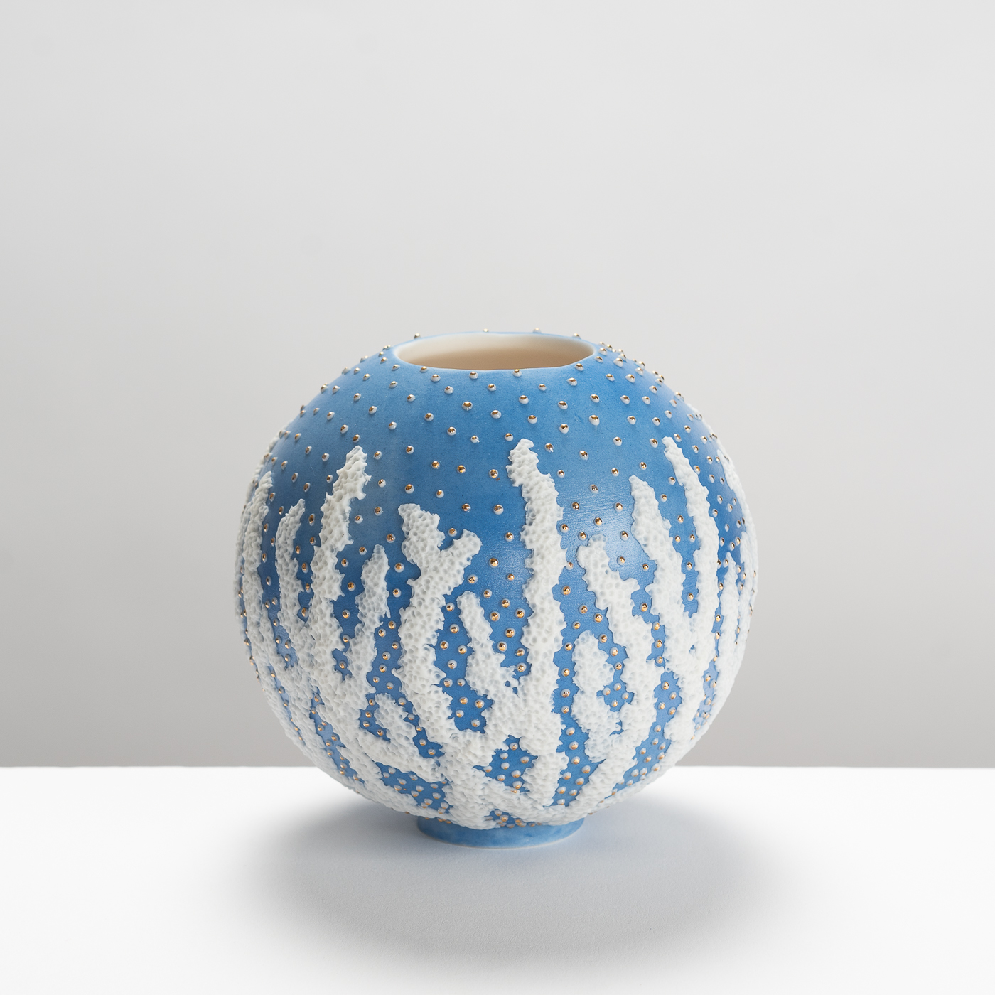 DE430Y22 Medium Blue Moon Jar