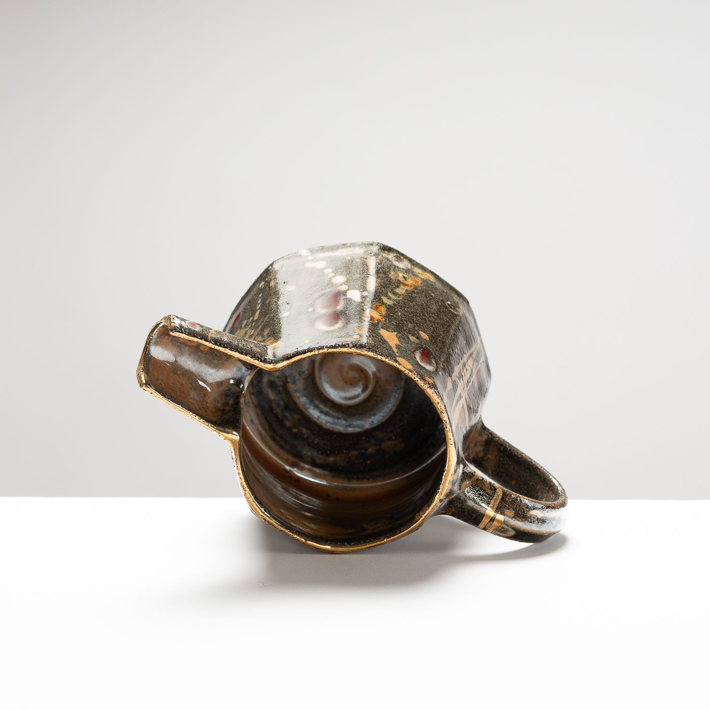 HC533Y67 Faceted and Spouted Jug