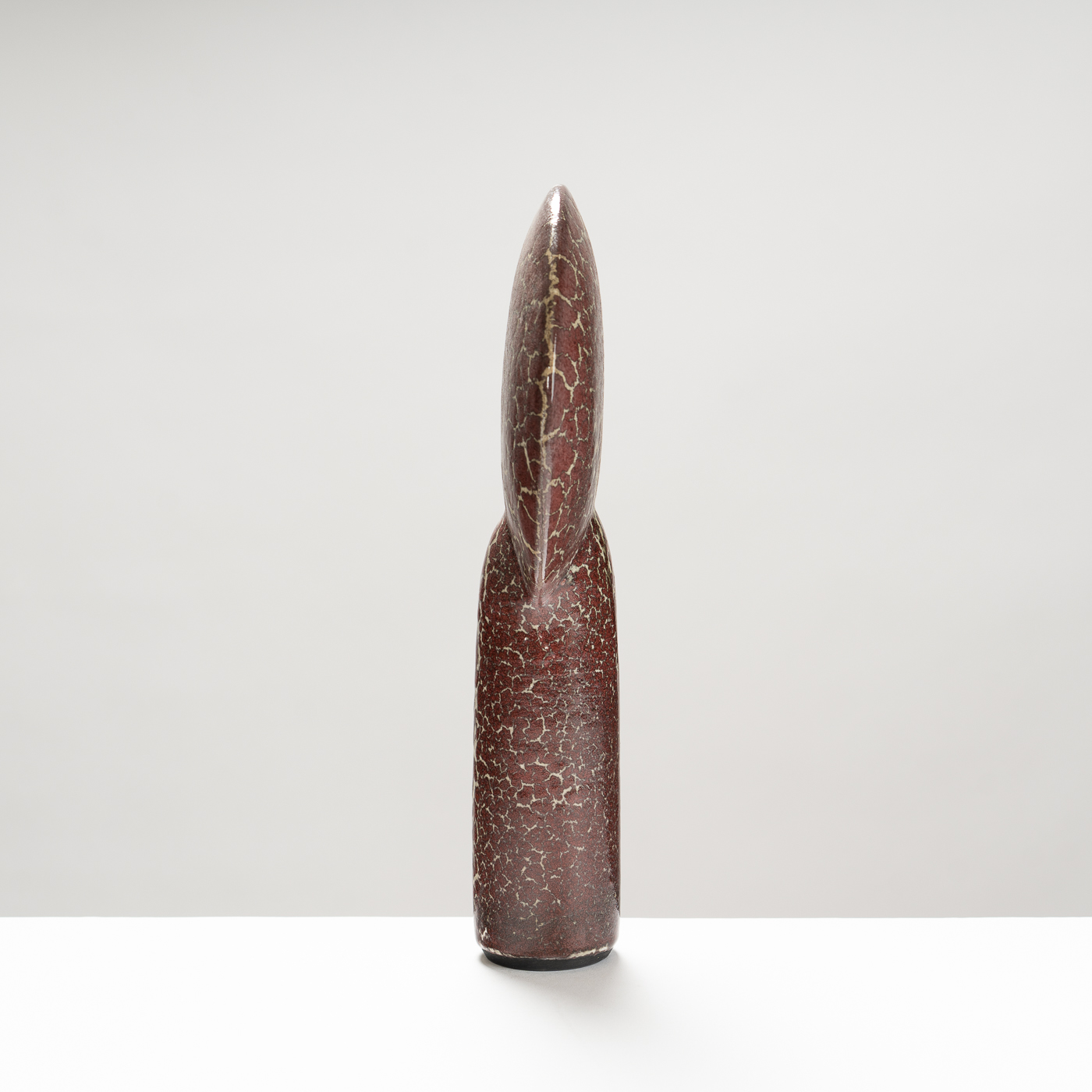 BC298Y20 Raku Sculptural Form