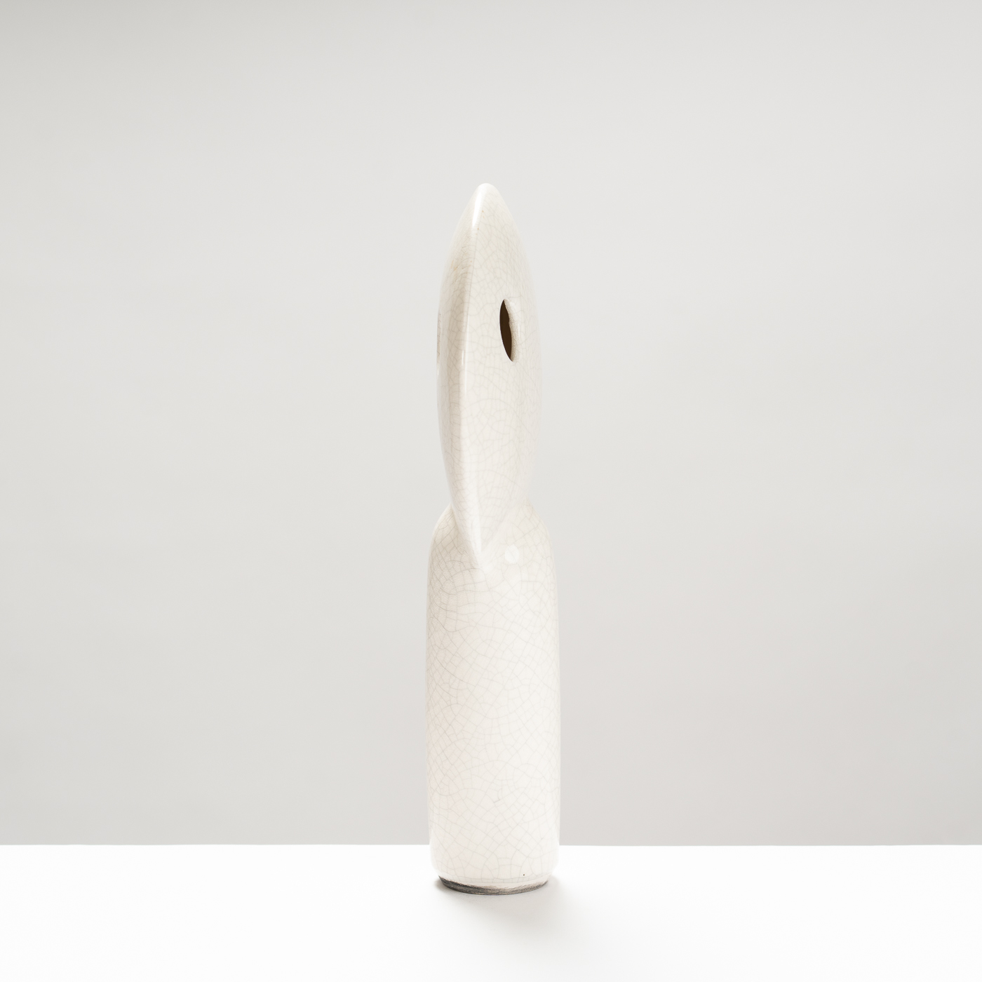 BC298Y21 Raku Sculptural Form