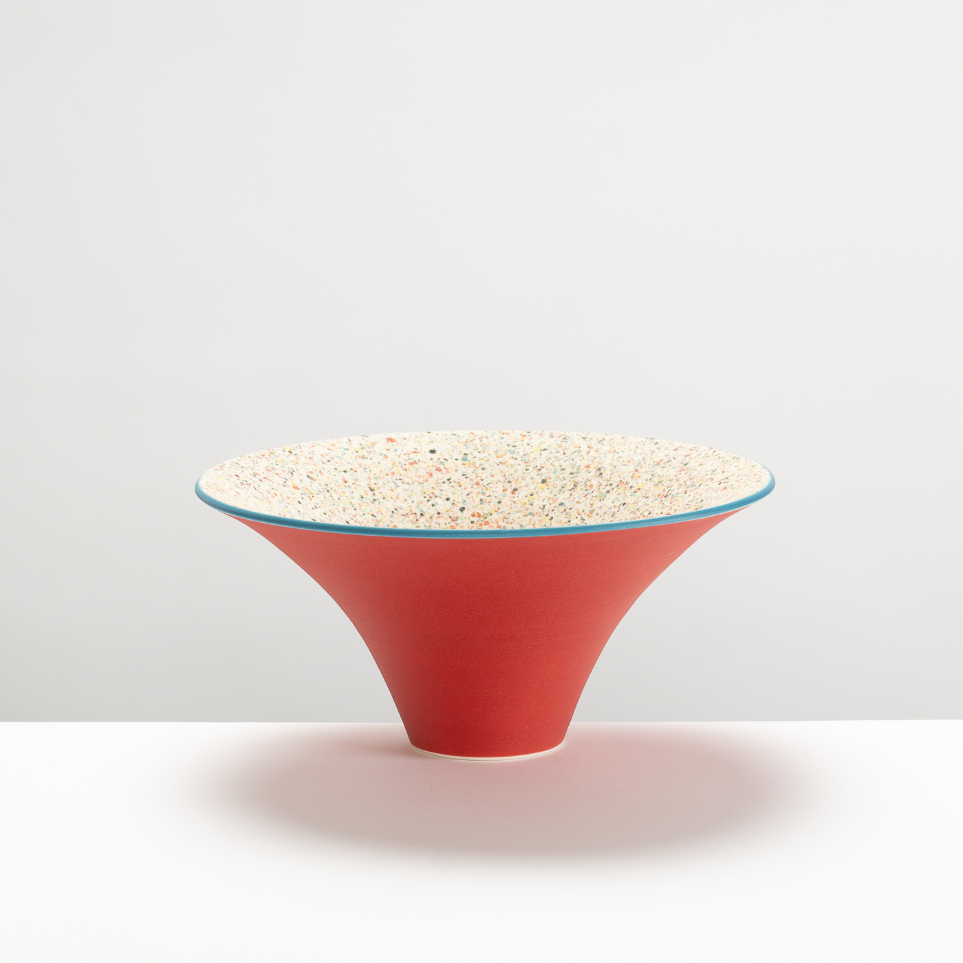 GW524Y179 Flared Flecked Bowl