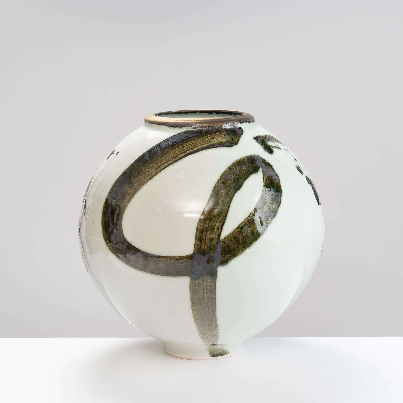 TT525Y170 Large Moon Jar Splash