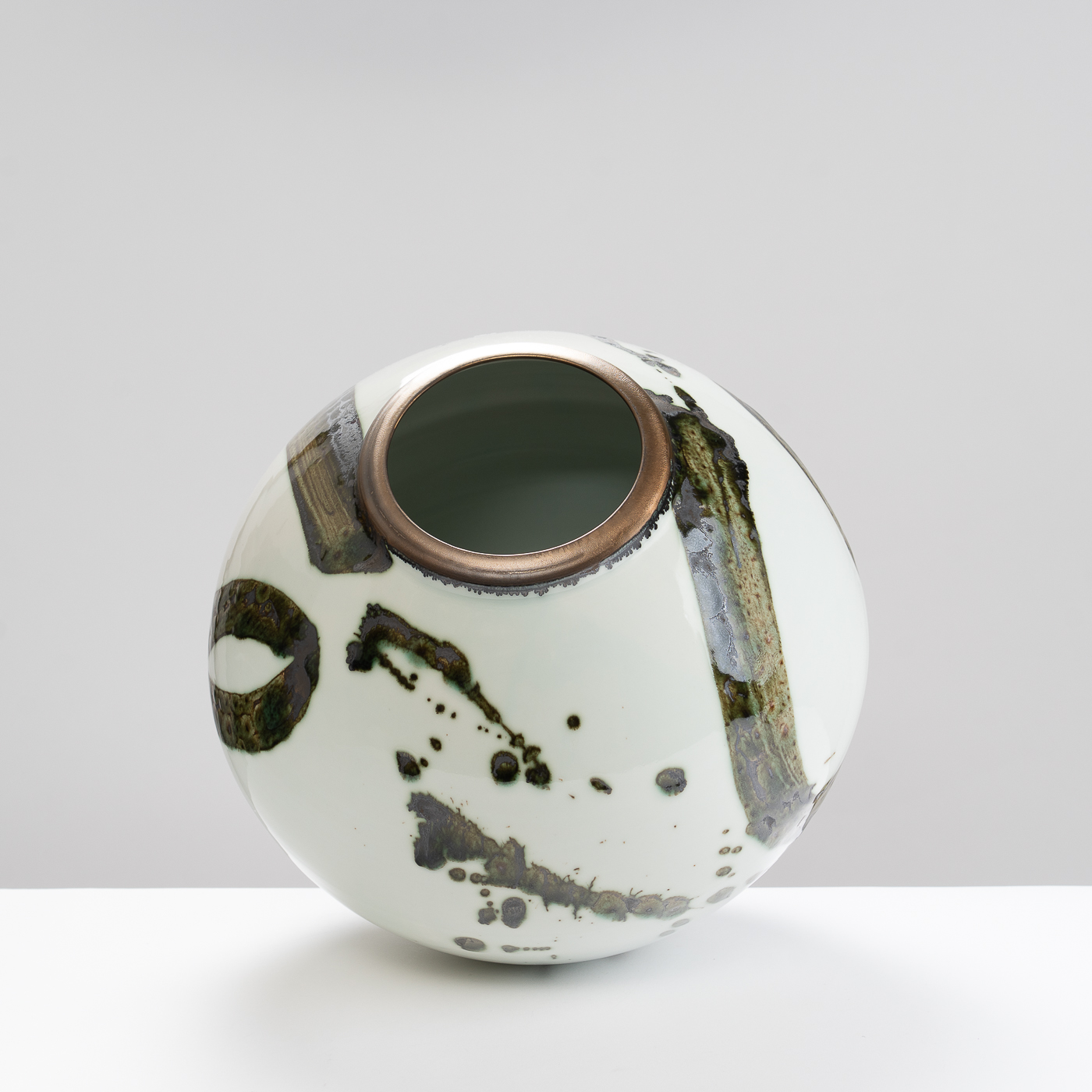 TT525Y170 Large Moon Jar Splash