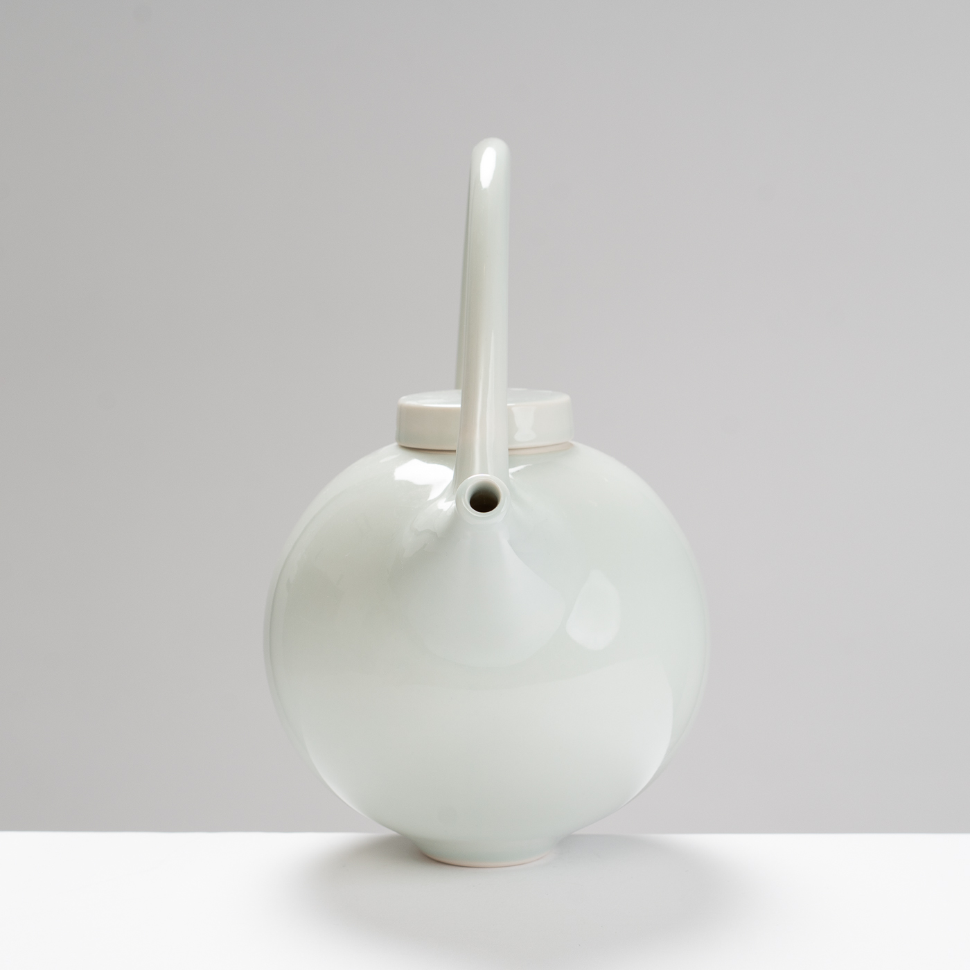 TT525Y173 Round Teapot Clear/blue