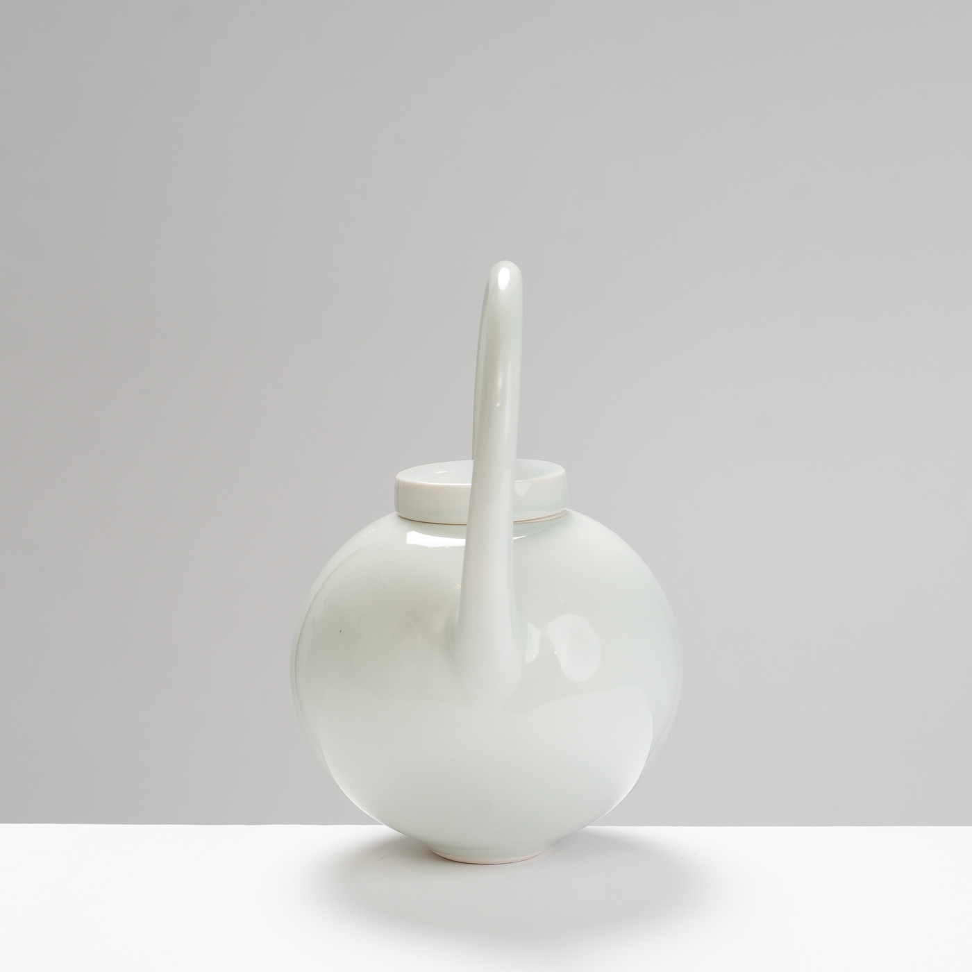 TT525Y176 Small Round Teapot Clear/Blue