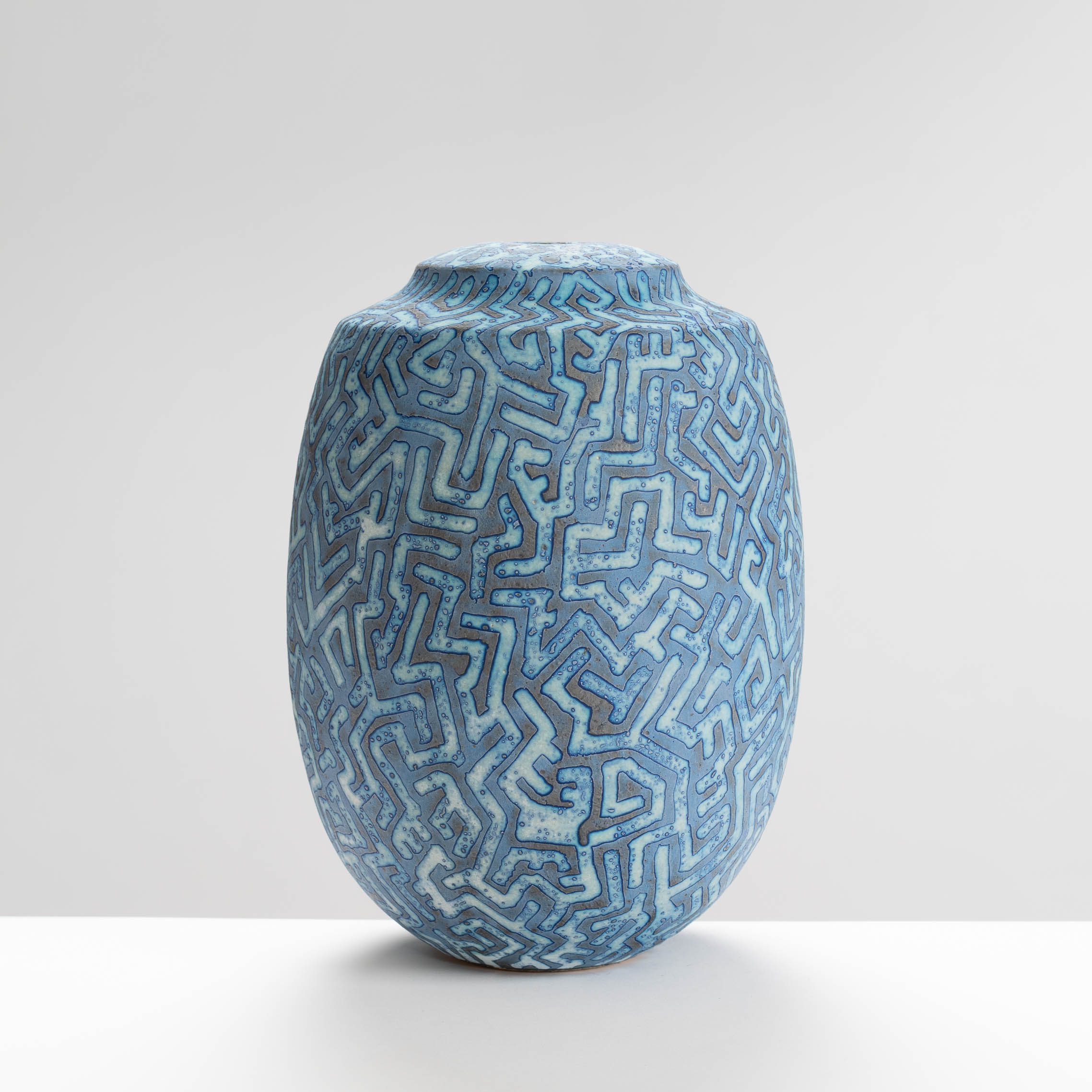 PB161X602 Blue Vessel Geometric