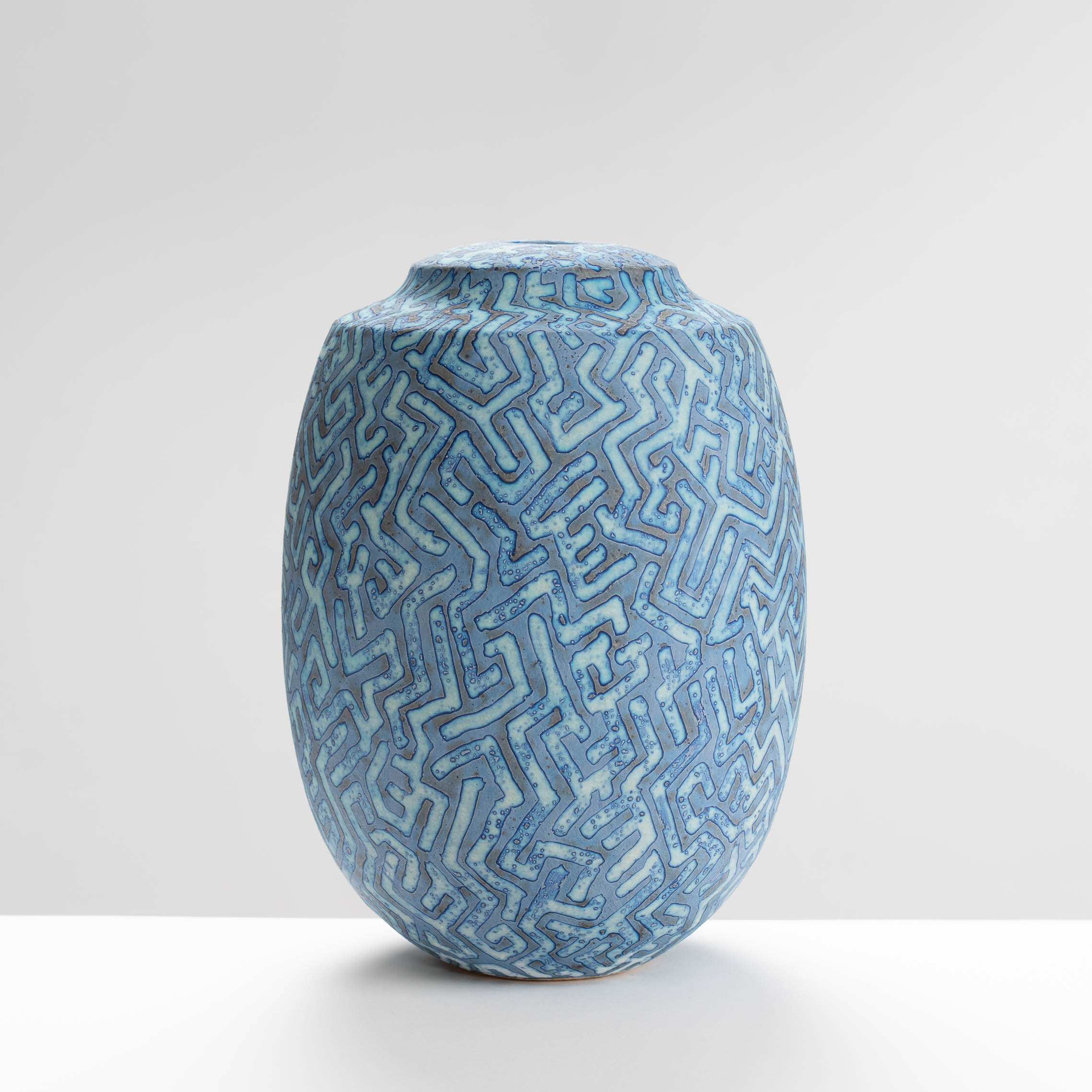 PB161X602 Blue Vessel Geometric