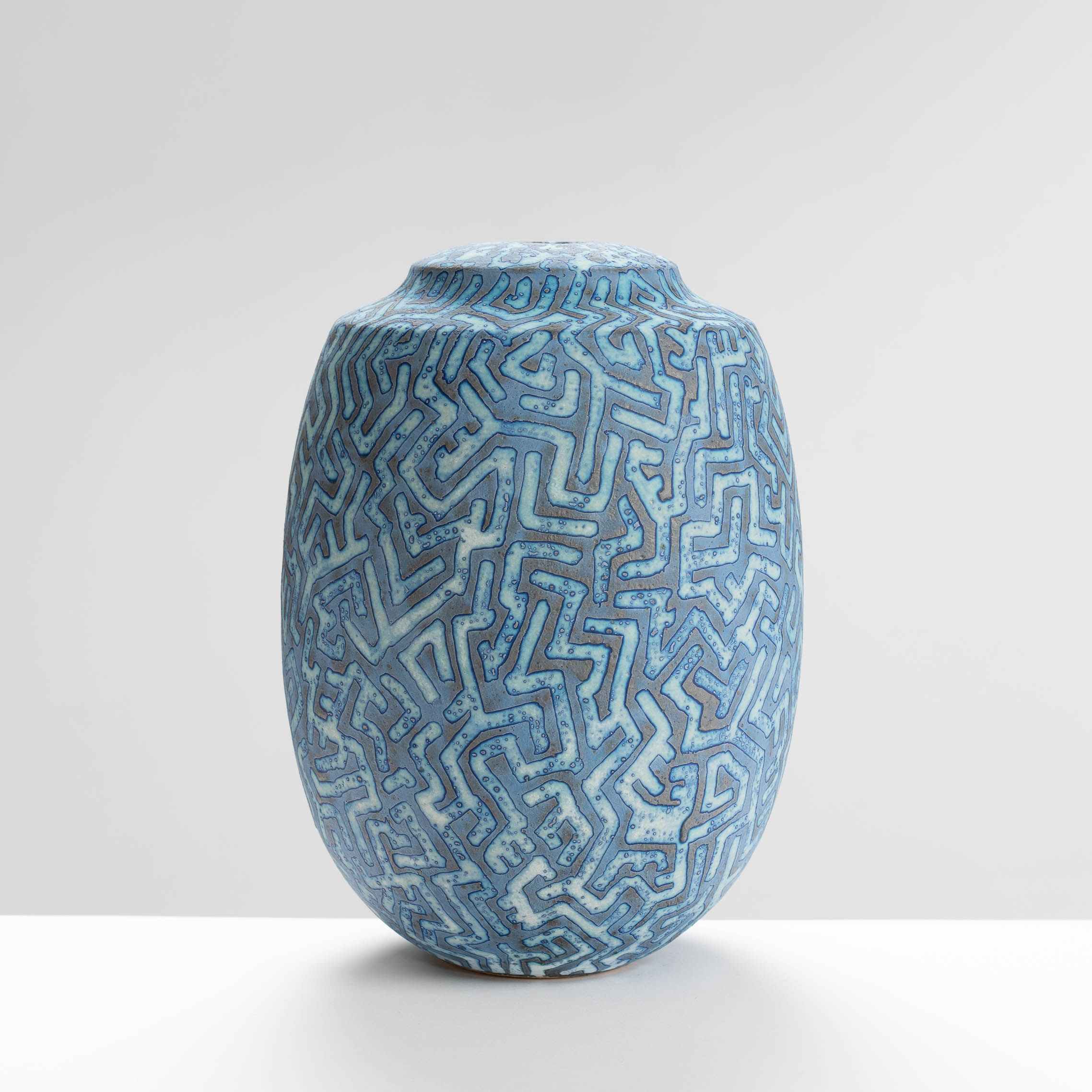PB161X602 Blue Vessel Geometric