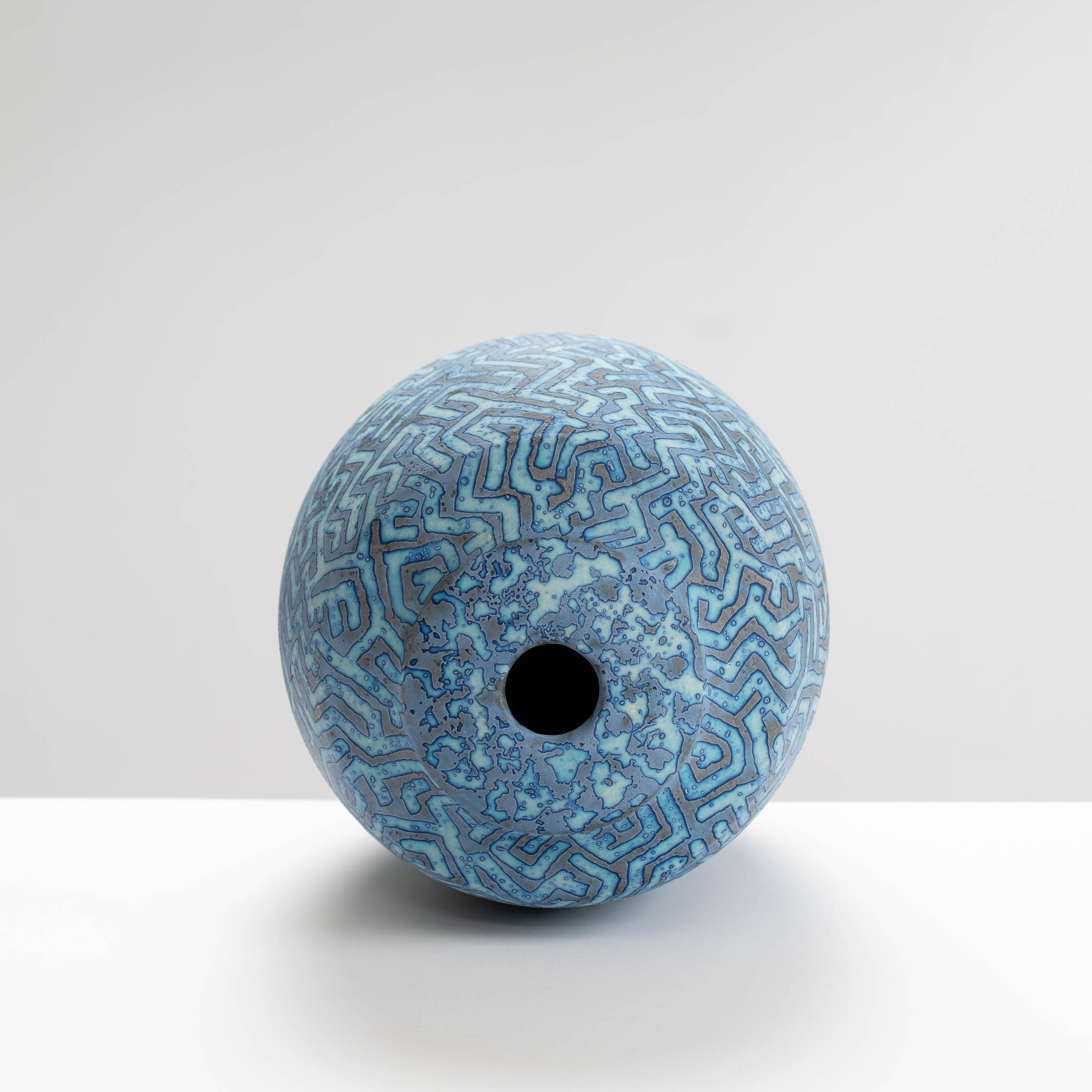 PB161X602 Blue Vessel Geometric