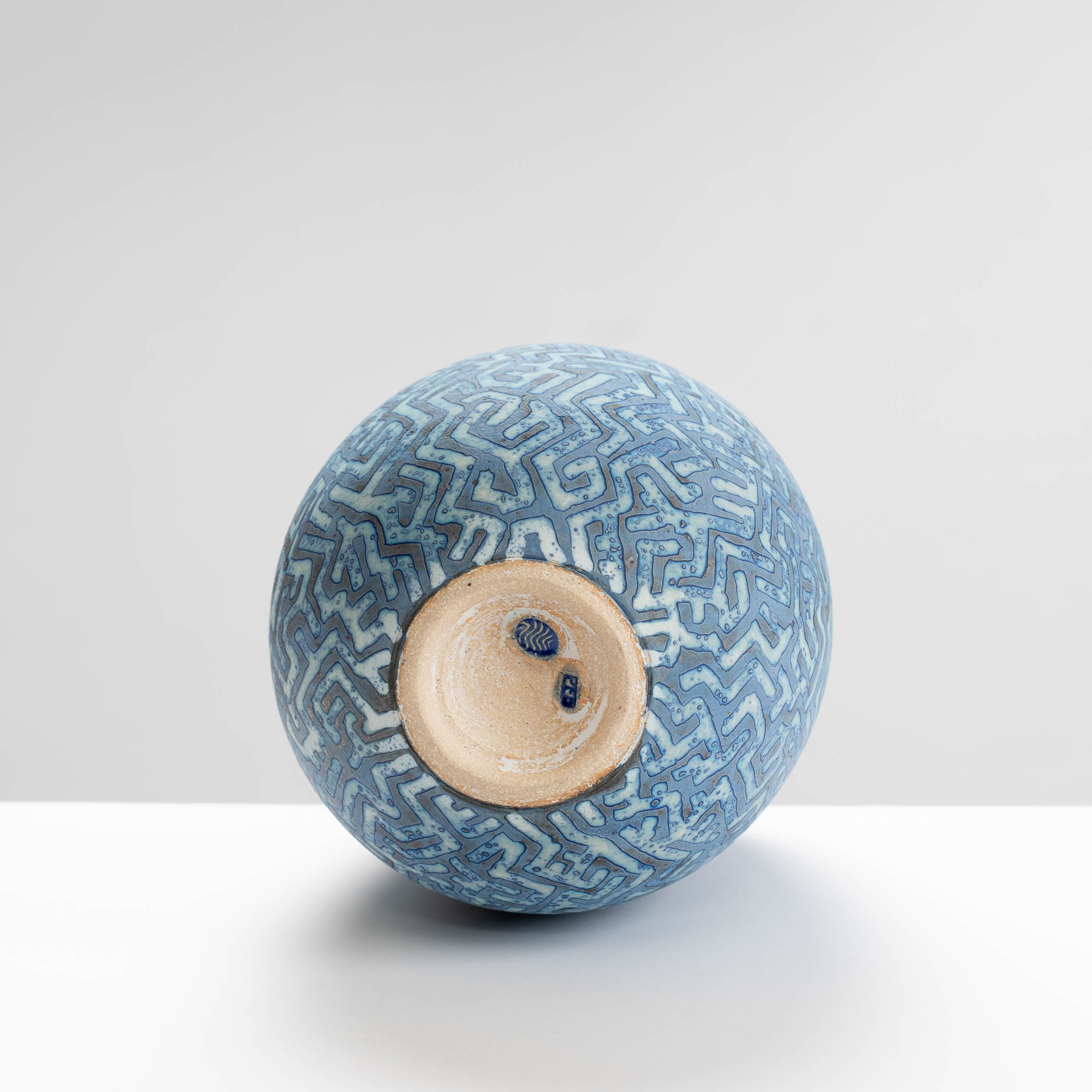 PB161X602 Blue Vessel Geometric