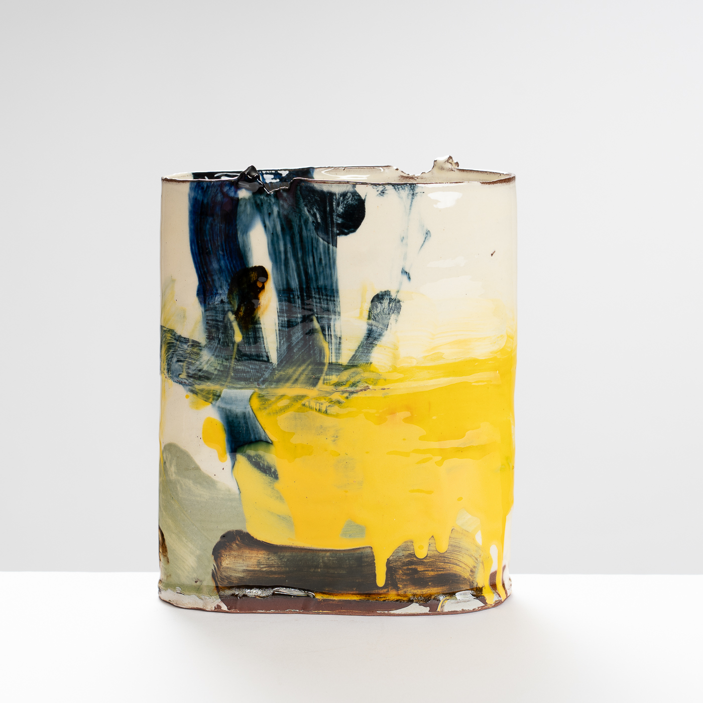 BS355Y293 Large Vessel with Yellow