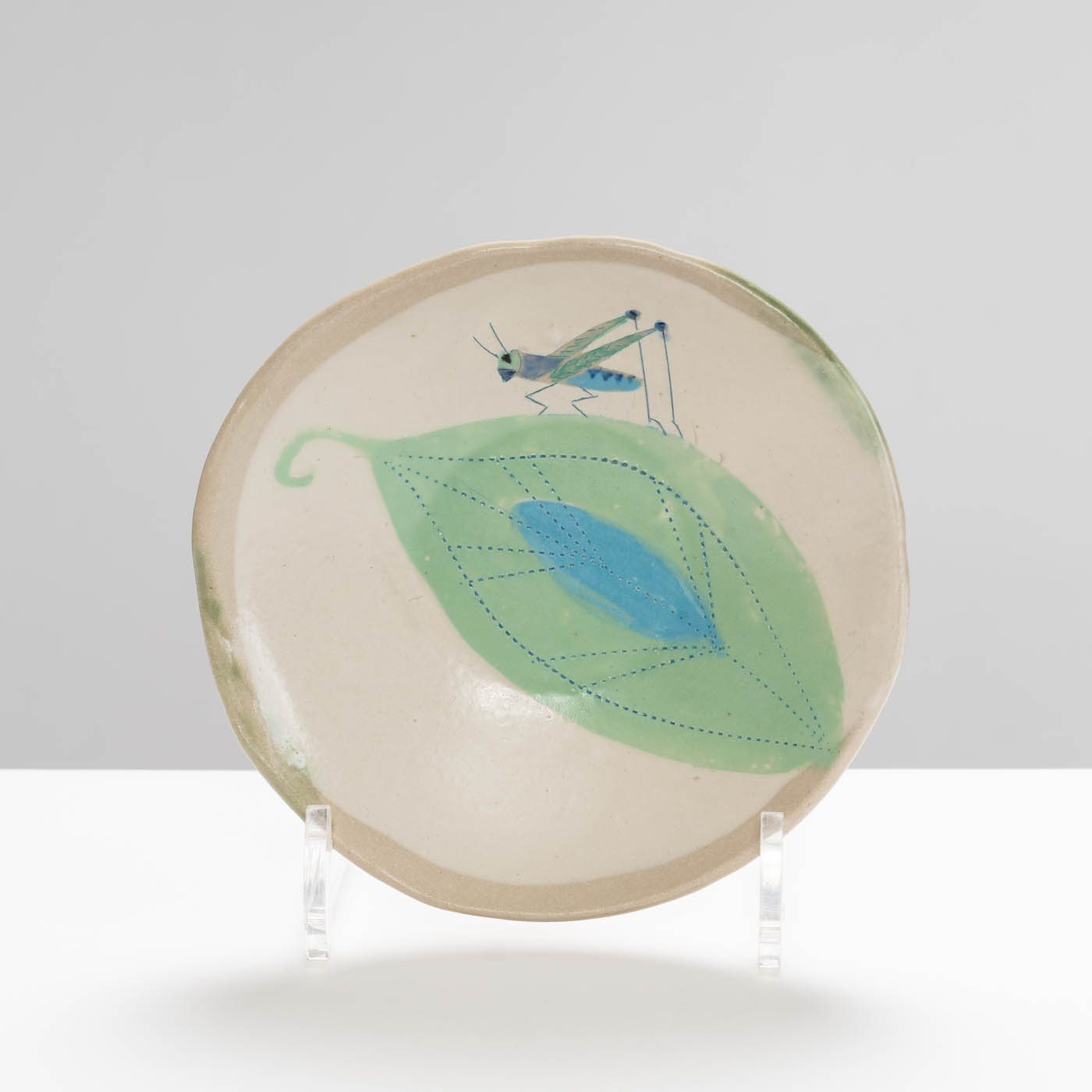 JFK394Y377 Small Grasshopper Plate