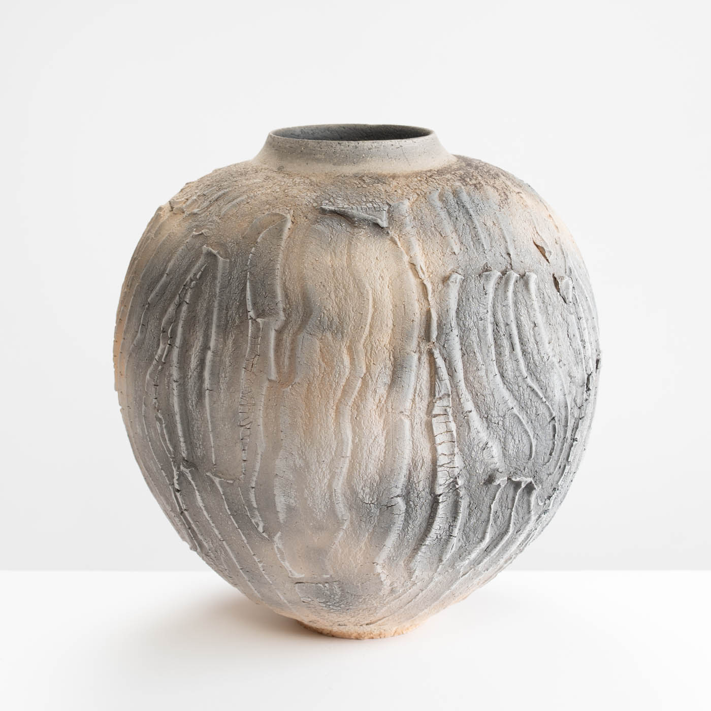 PS458Y163 Earth Jar 20 - Riven Contours