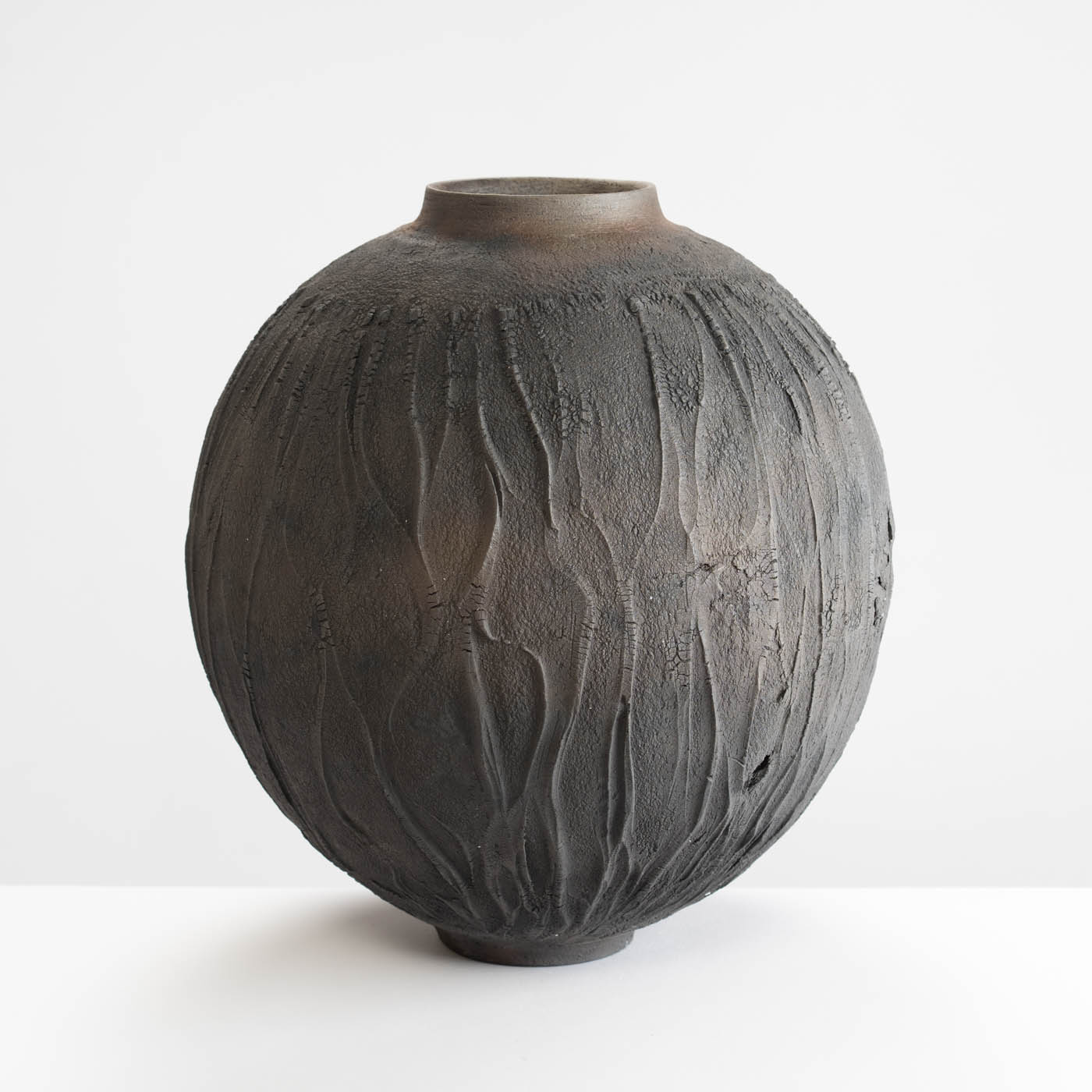 PS458Y164 Earth Jar 21 - Riven Contours