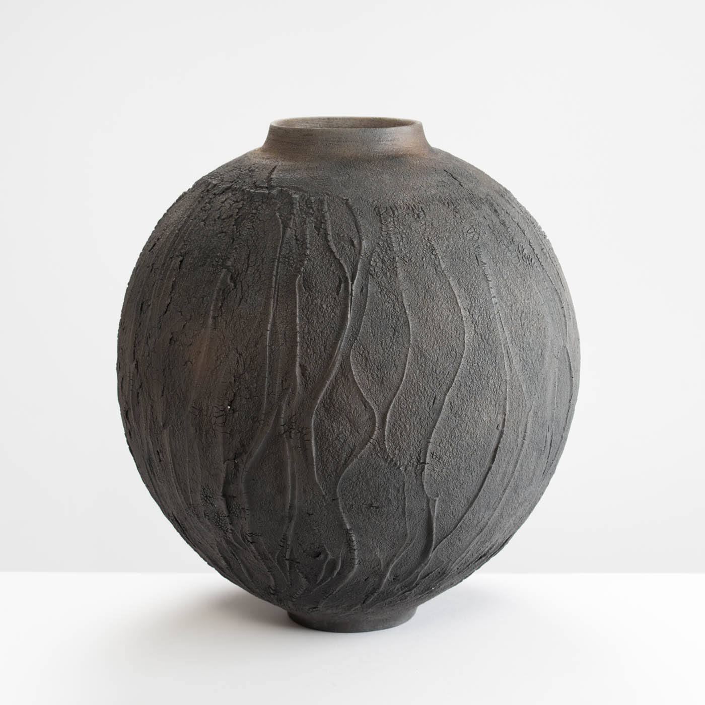 PS458Y164 Earth Jar 21 - Riven Contours