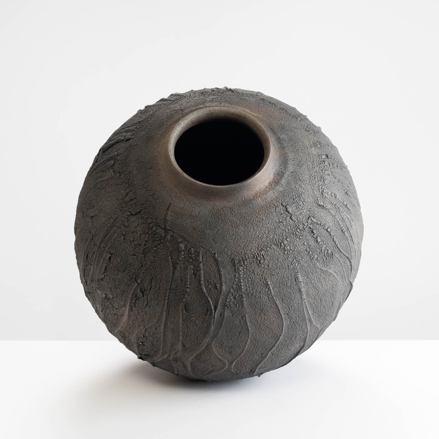 PS458Y164 Earth Jar 21 - Riven Contours