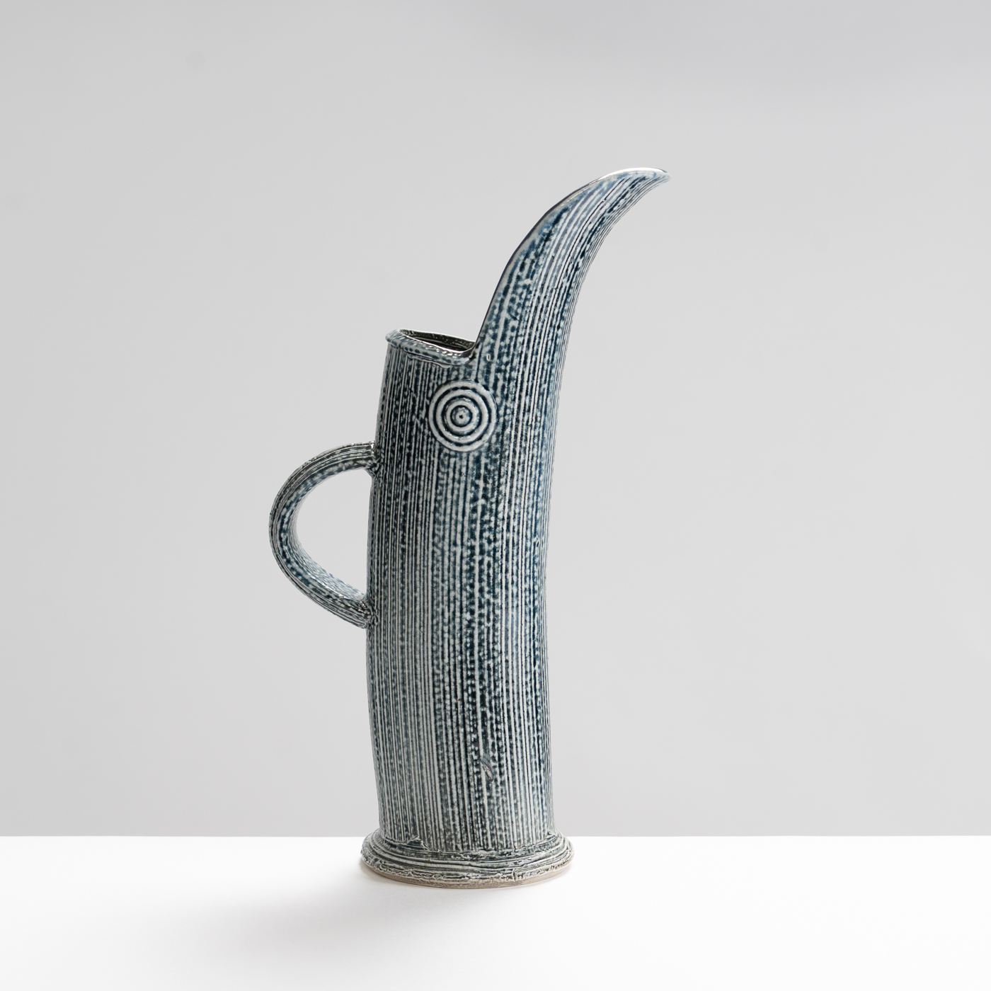 WK30Y618 salt glazed extruded jug