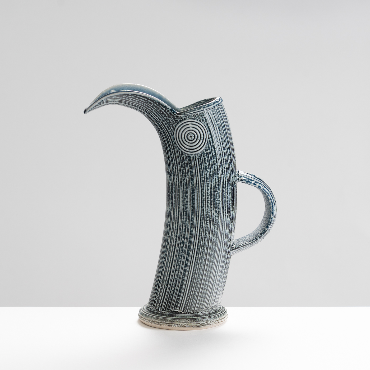 WK30Y619 salt glazed extruded jug