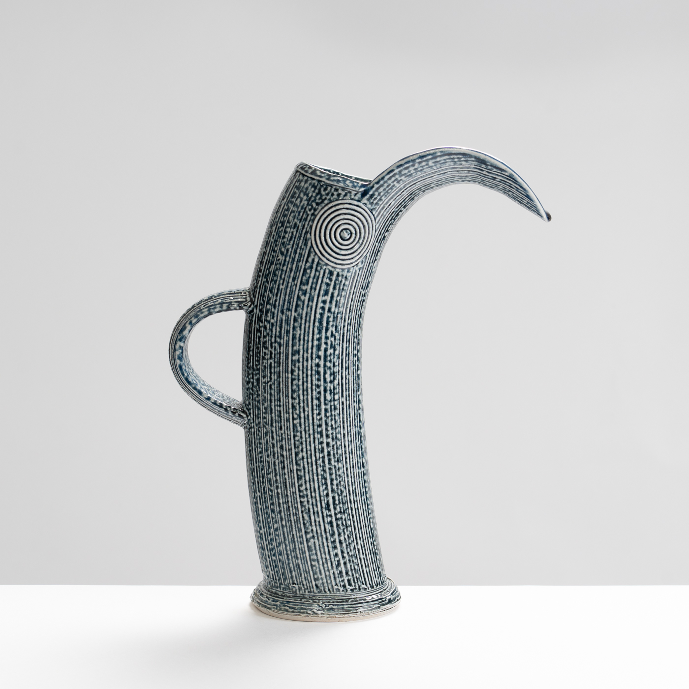 WK30Y622 salt glazed extruded jug