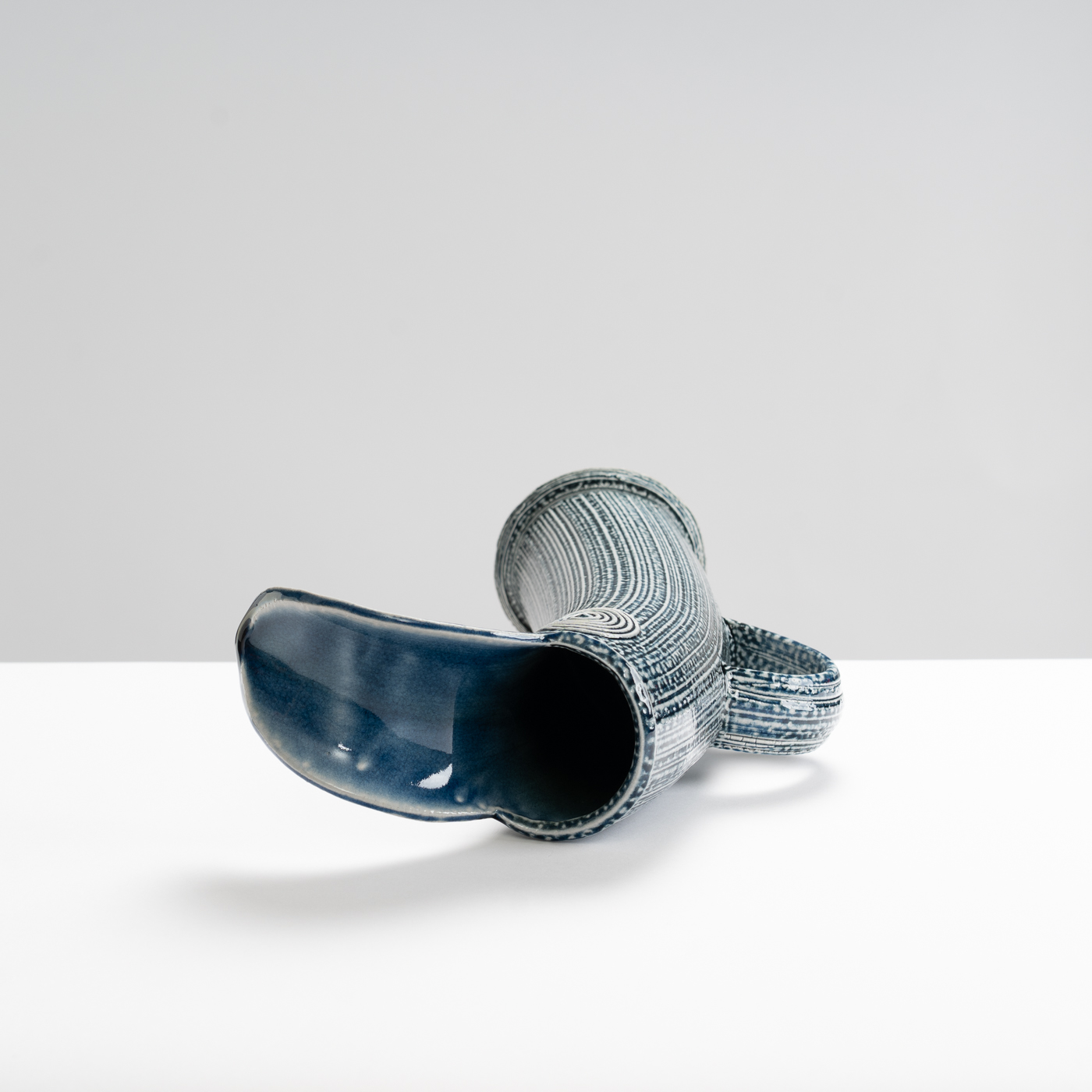 WK30Y622 salt glazed extruded jug