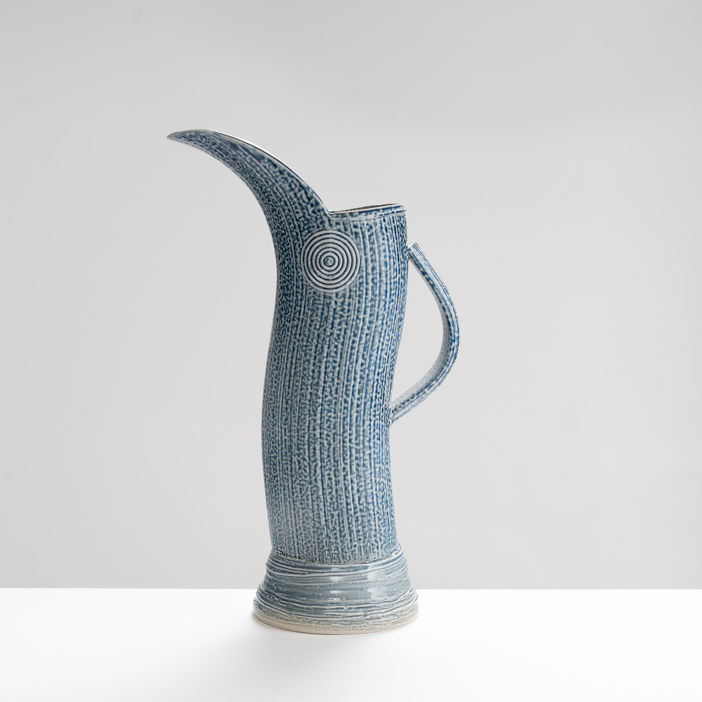 WK30Y626 salt glazed extruded jug