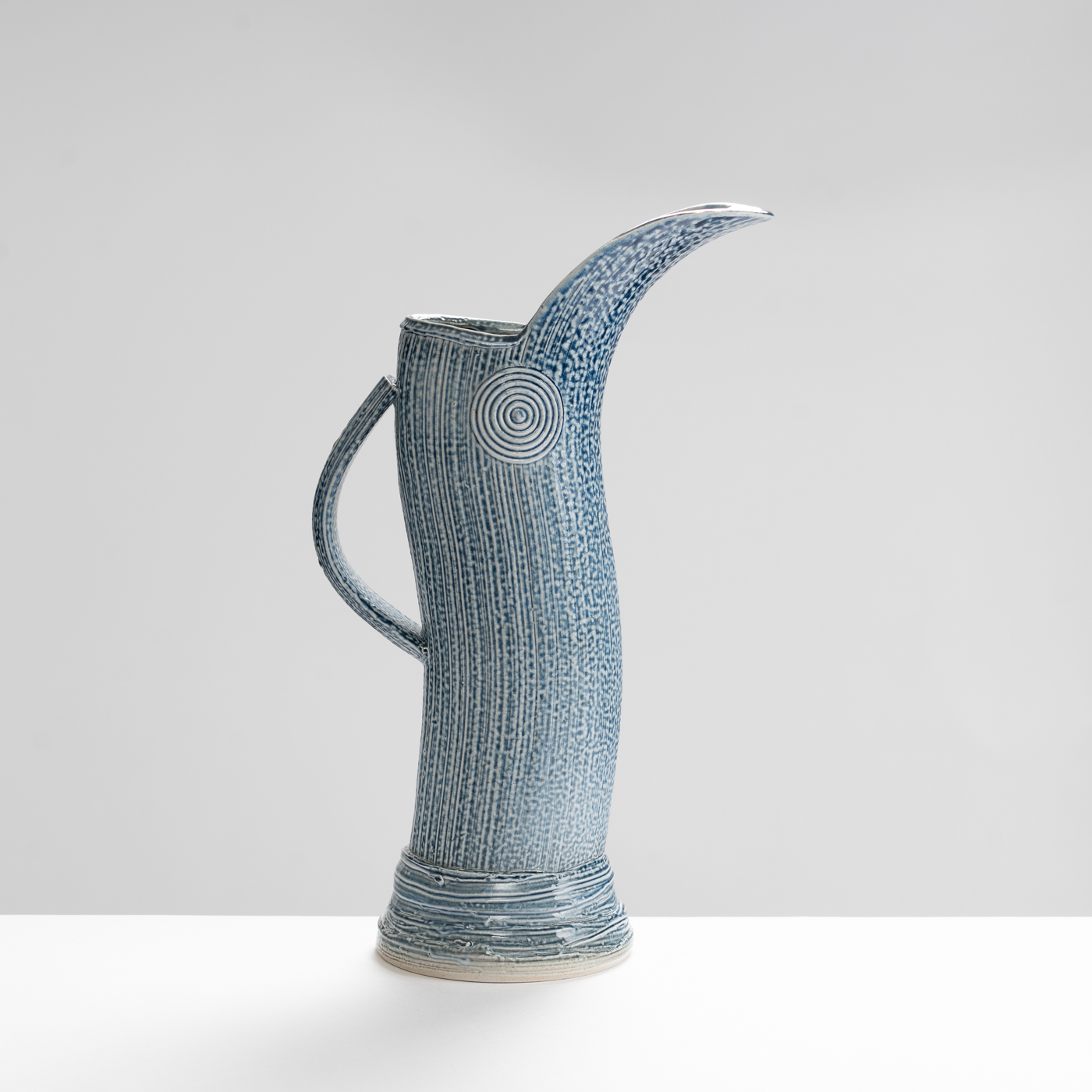 WK30Y626 salt glazed extruded jug