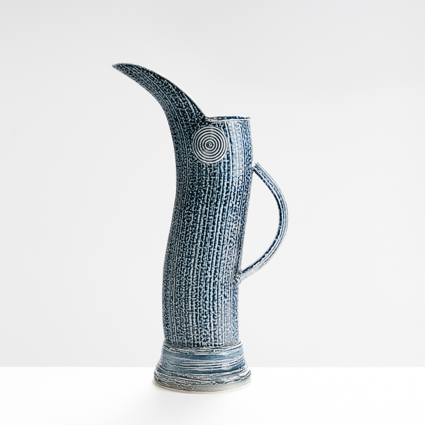 WK30Y627 salt glazed extruded jug